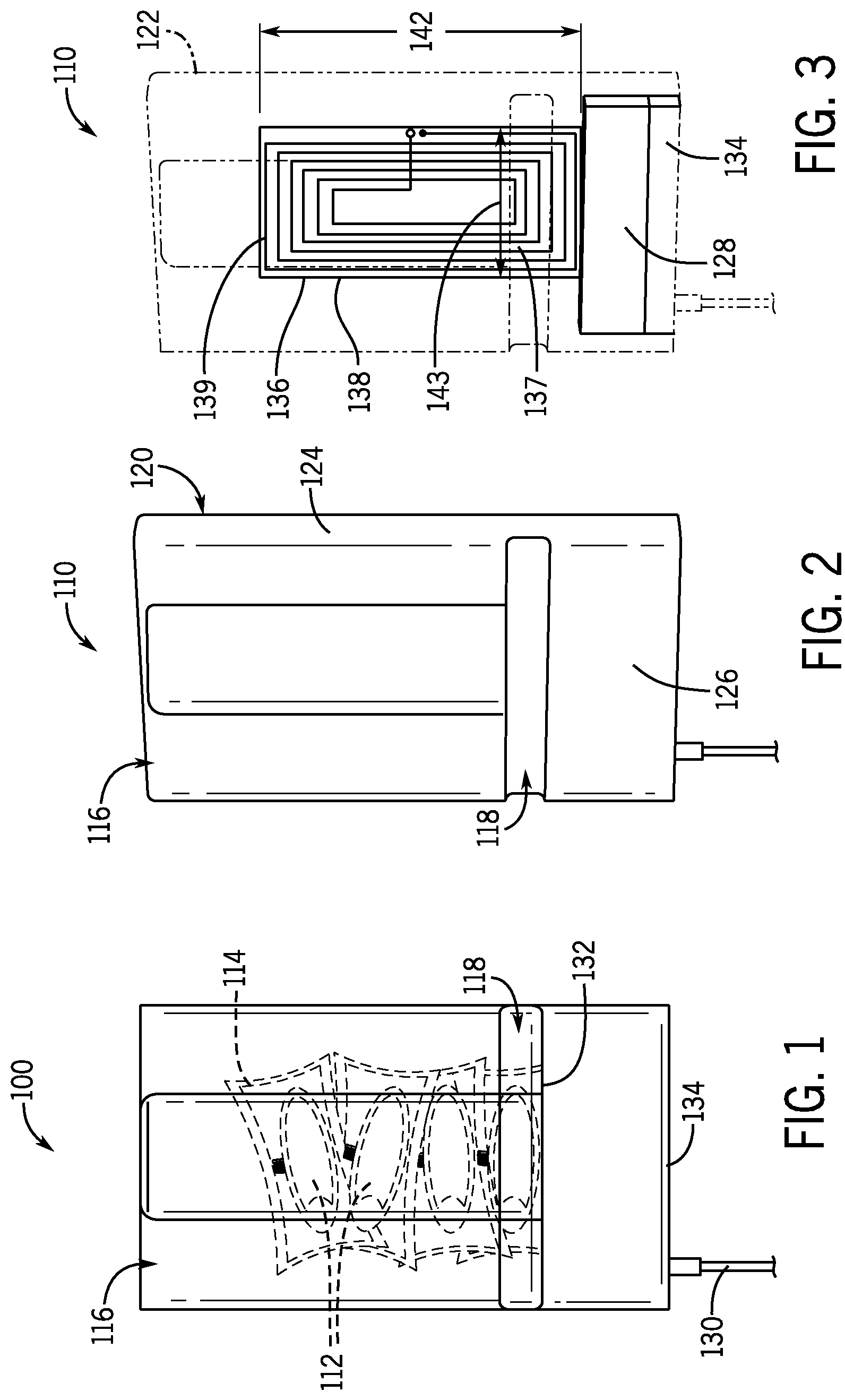 Patent US12316132 Figure 1 – Medical device wireless charging system
