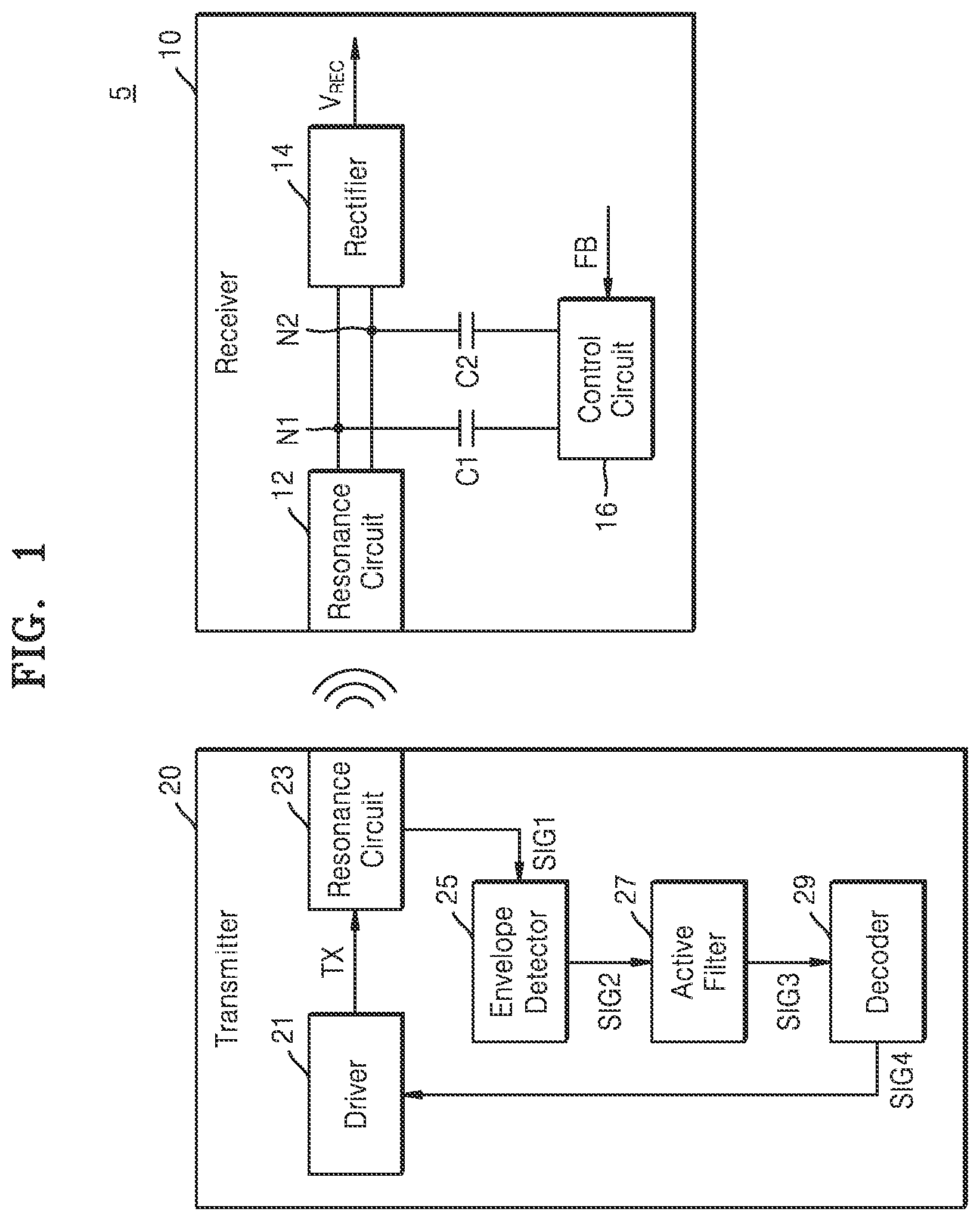 Patent US12316134 Figure 1 – Device and method providing feedback in wireless power transfer