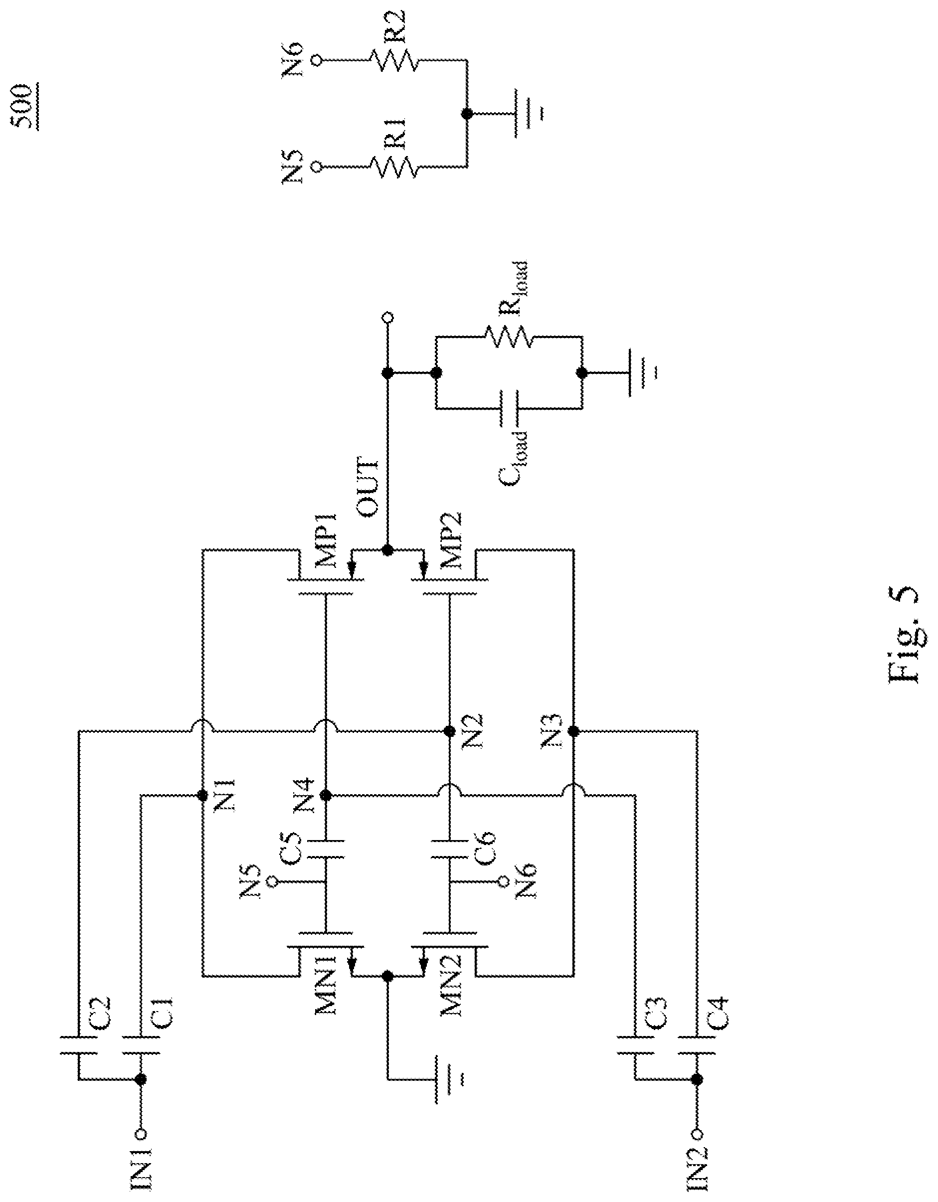 Patent US12316136 Figure 5 – Rectifier circuit and receiver circuit