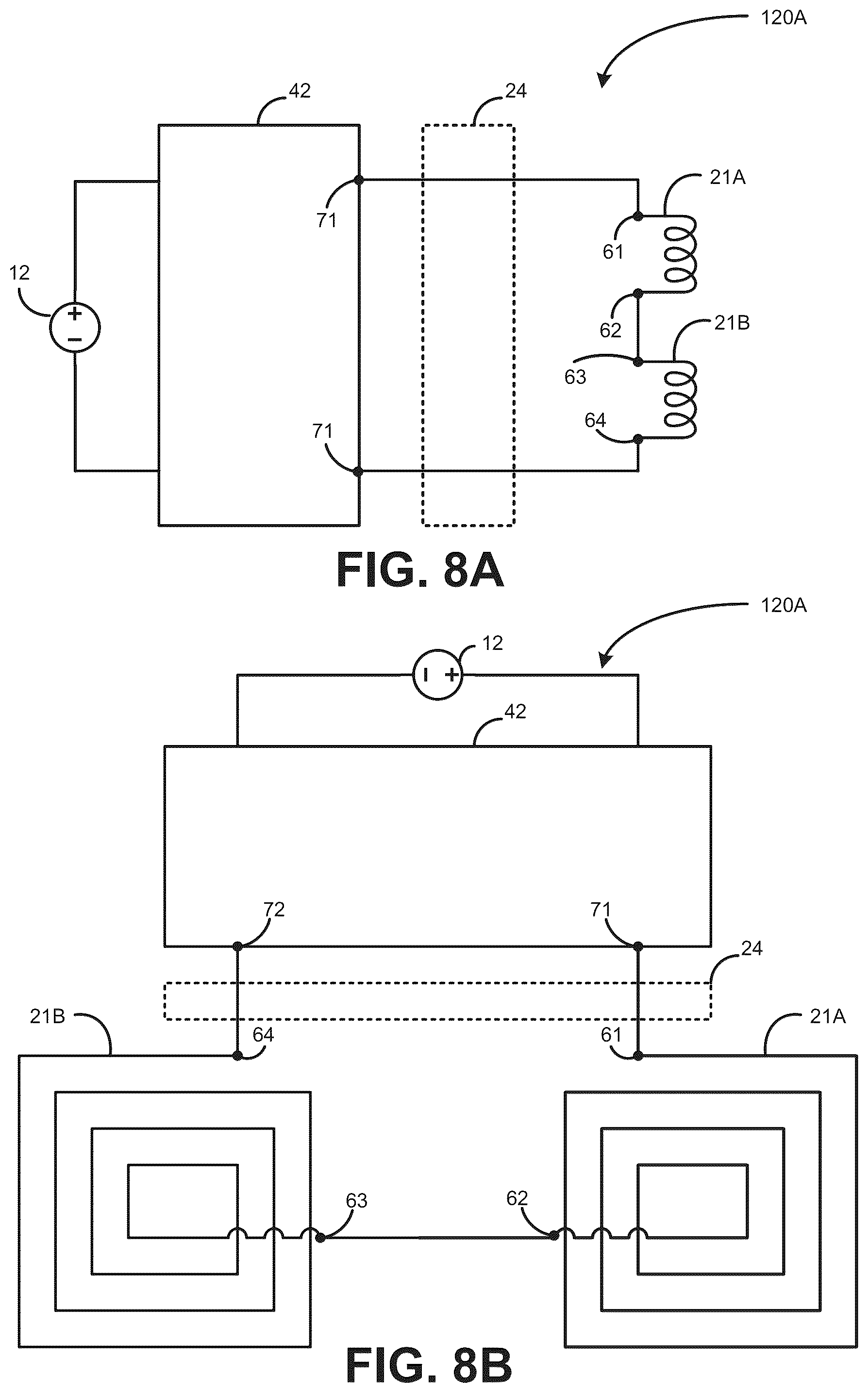 Patent US12316137 Figure 8 – Area-apportioned wireless power antenna for maximized charging volume