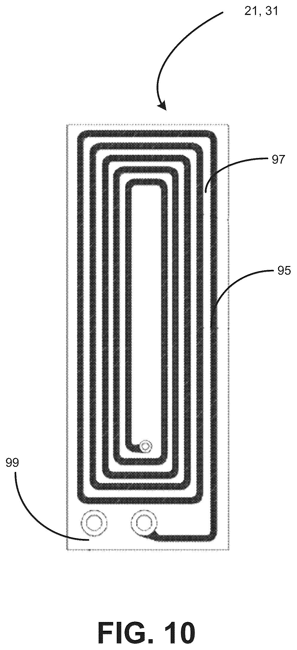 Patent US12316137 Figure 10 – Area-apportioned wireless power antenna for maximized charging volume