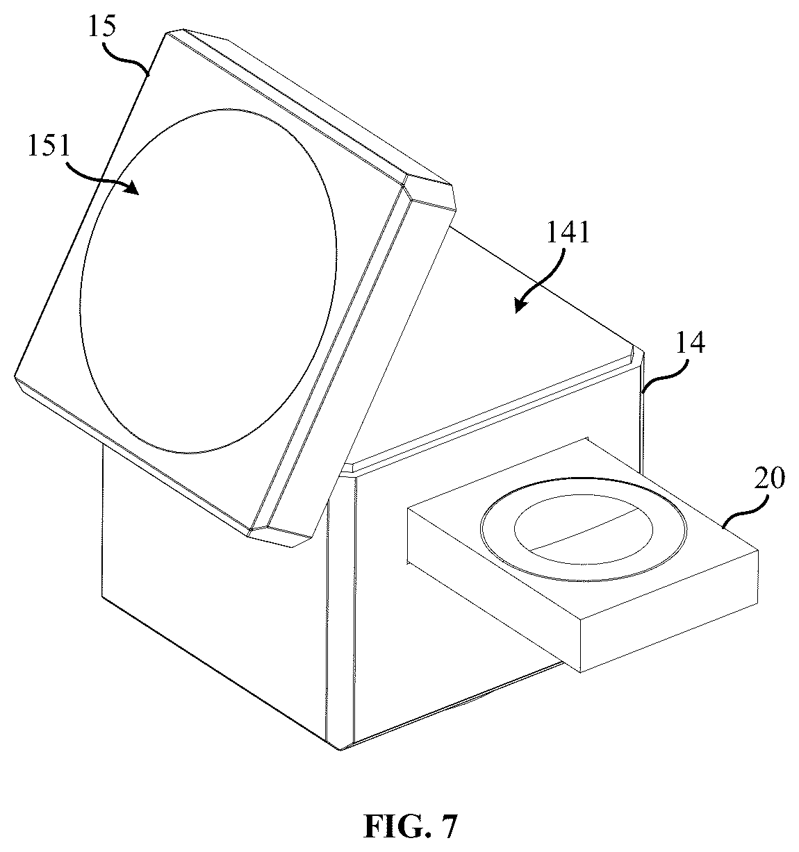 Patent US12316149 Figure 4 – Charging device with movable board