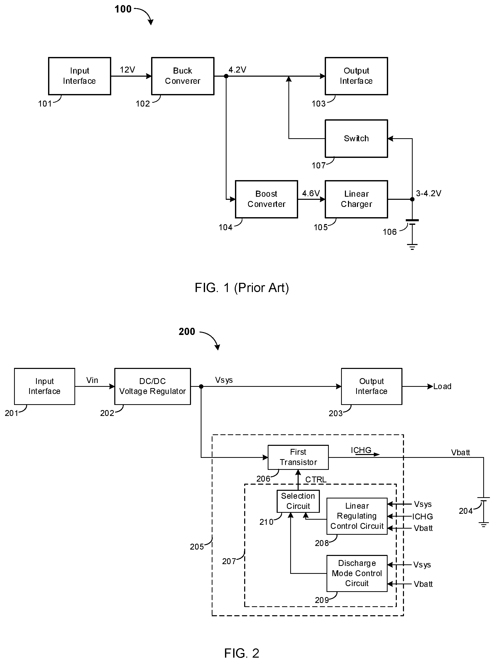 Patent US12316150 Figure 1 – Charge systems with a bi-directional linear charger and associated operating methods