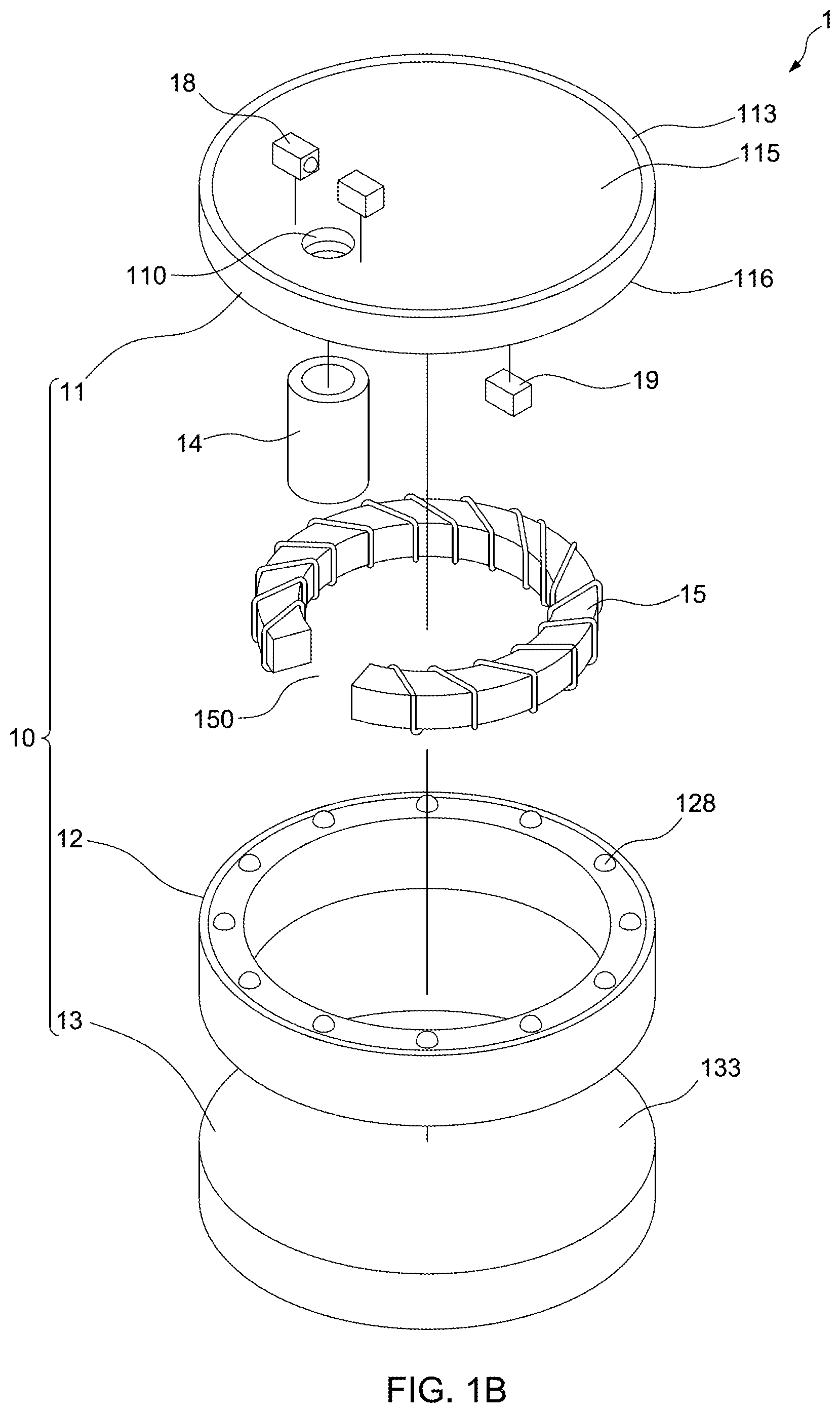 Patent US12316151 Figure 2 – Electronic device with electromagnet