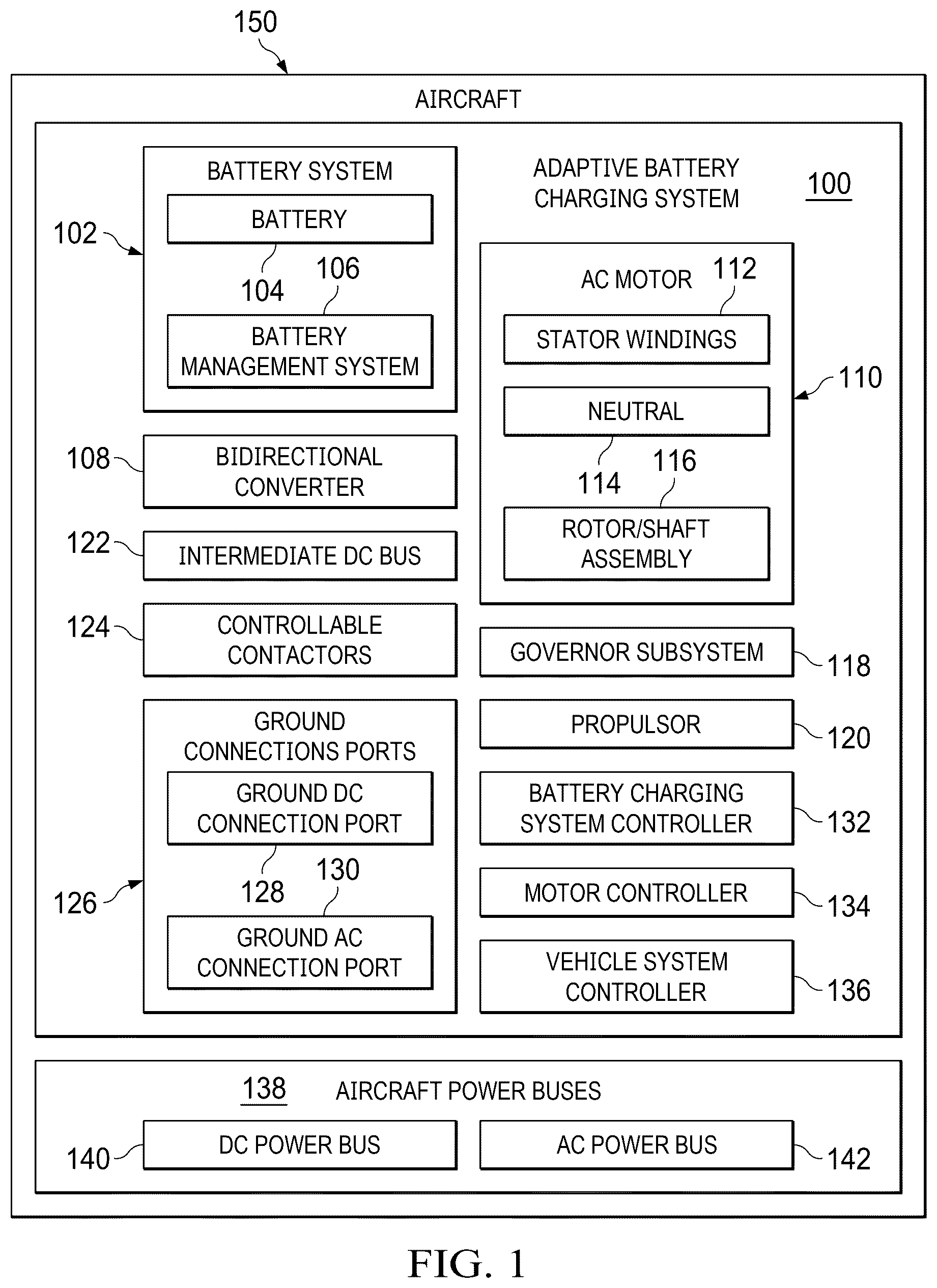 Patent US12316152 Figure 1 – Adaptive battery charging system and method