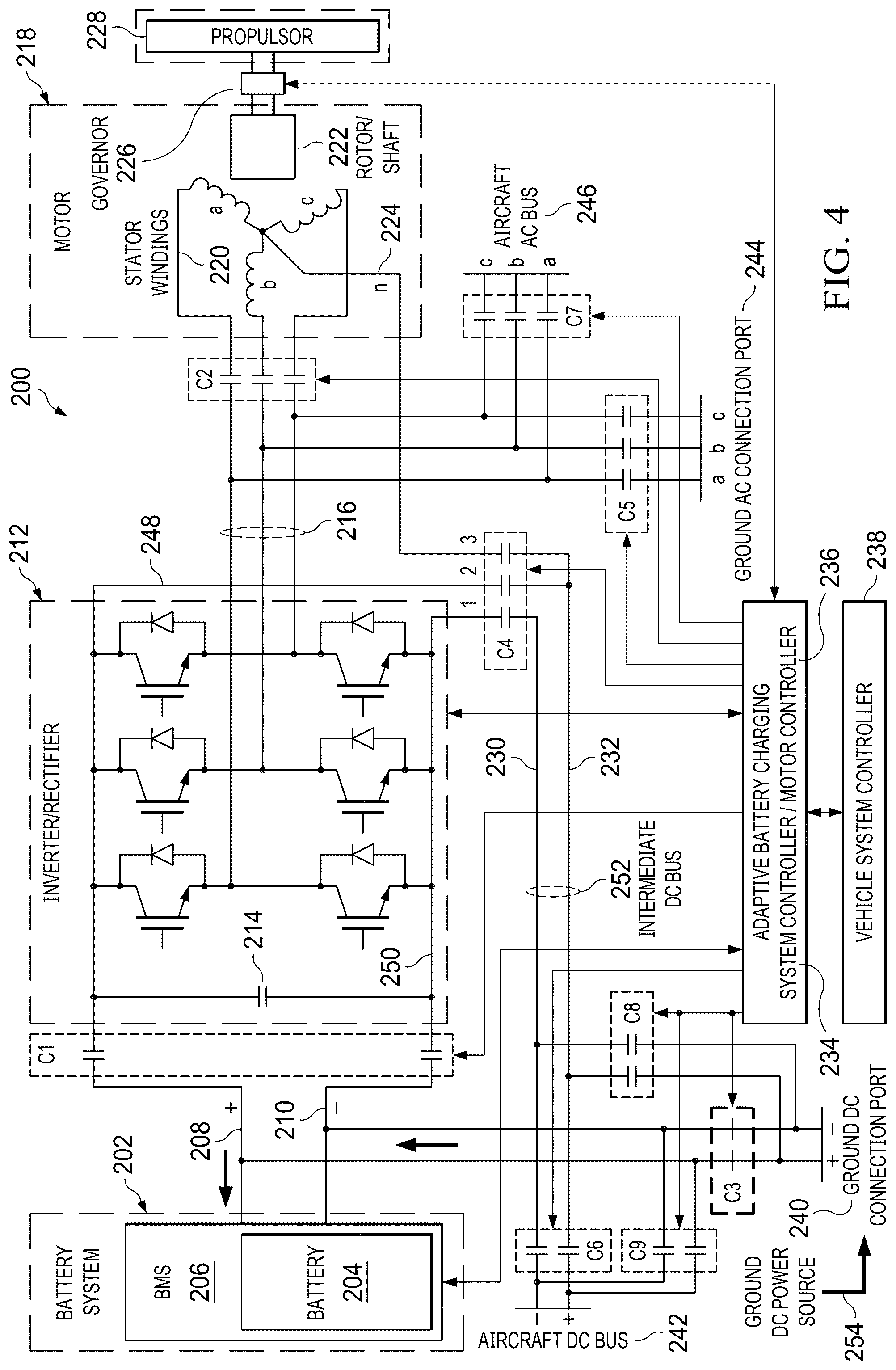 Patent US12316152 Figure 4 – Adaptive battery charging system and method