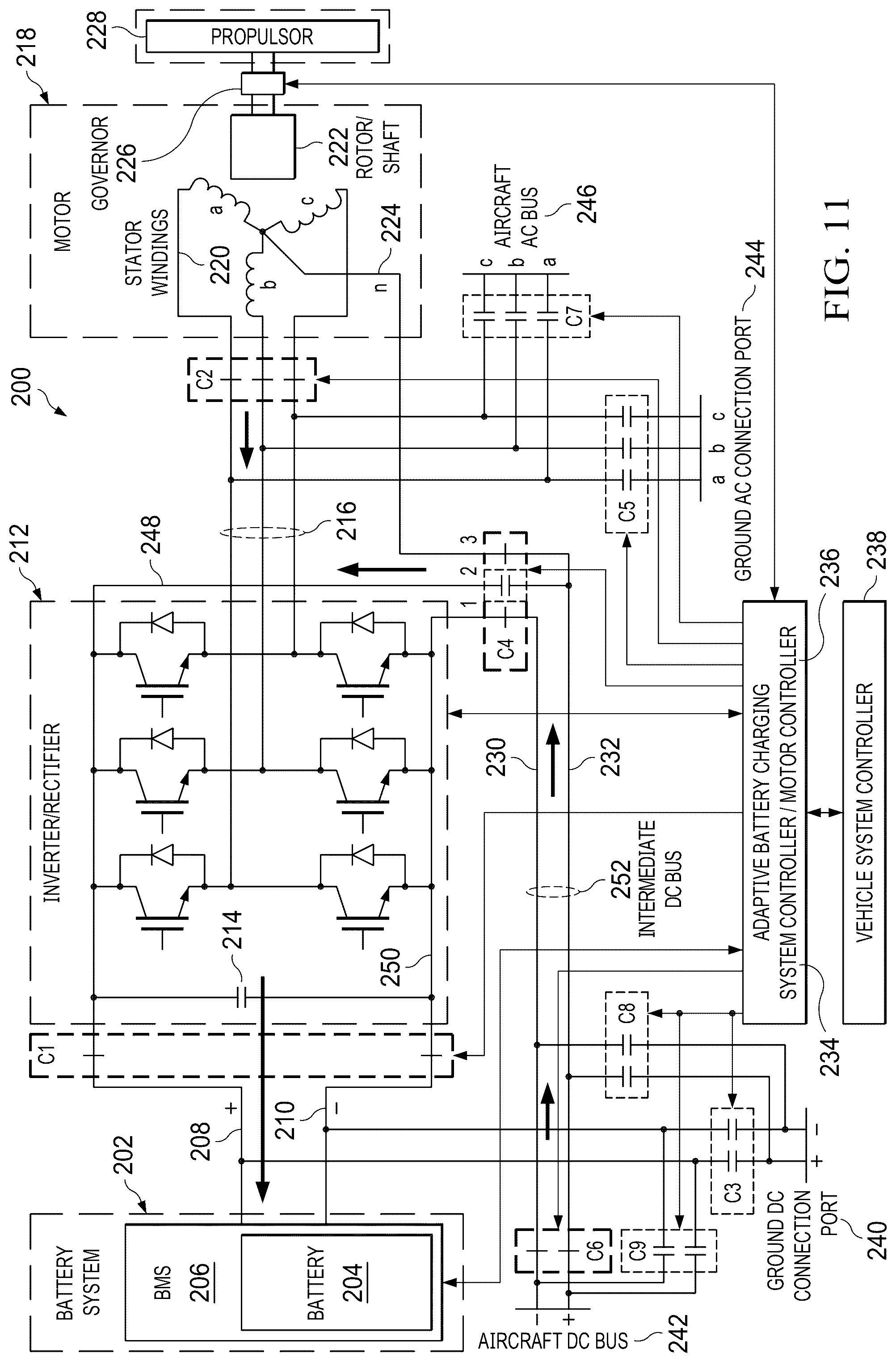 Patent US12316152 Figure 11 – Adaptive battery charging system and method