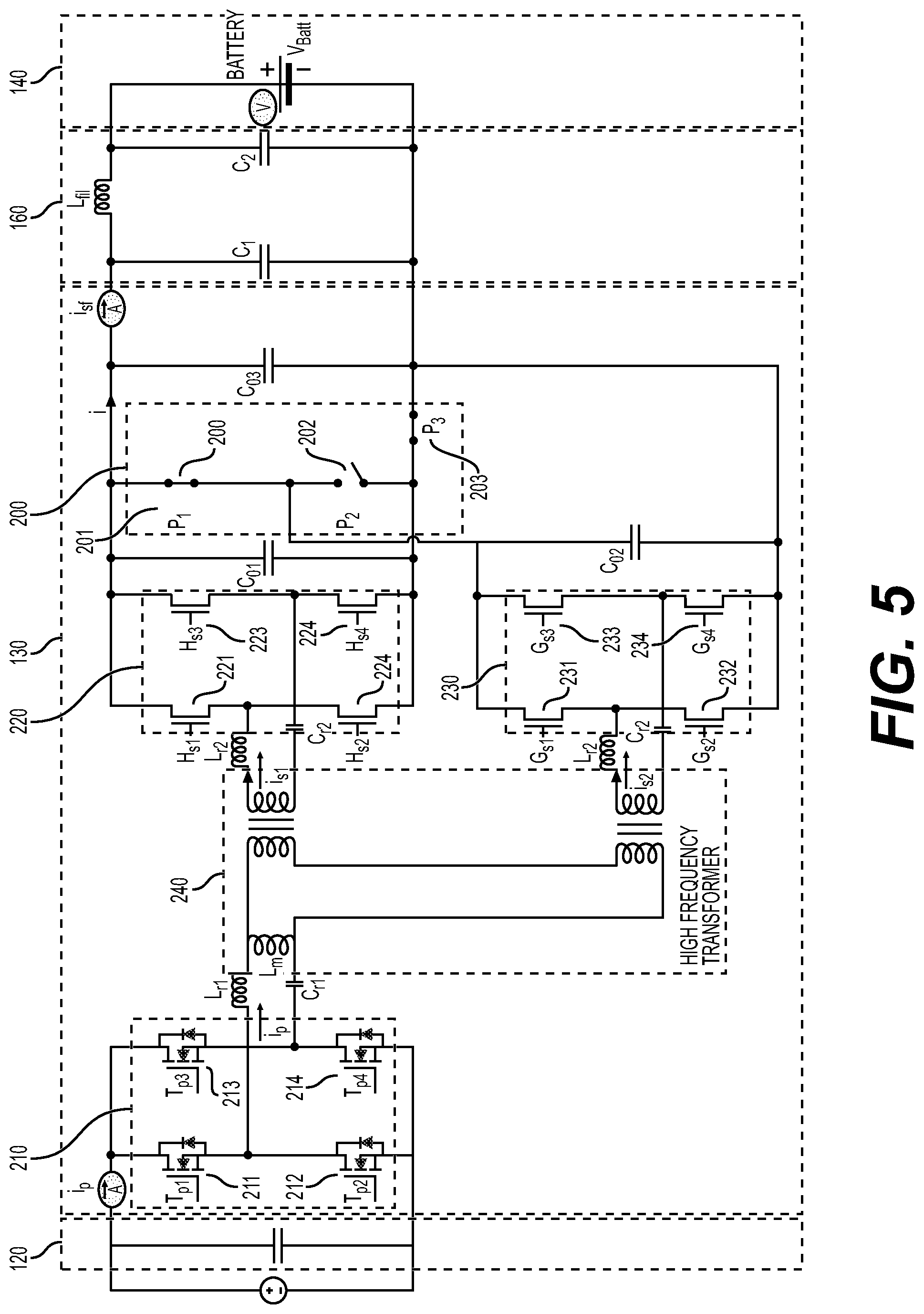 Patent US12316155 Figure 6 – Systems and methods for configurable DC-DC converter and battery charger