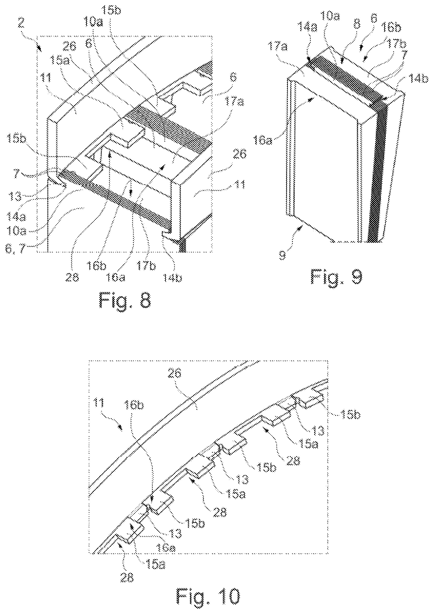 Patent US12316165 Figure 3 – Axial flux machine comprising mechanically fixed stator cores having radially extending sheet metal segments