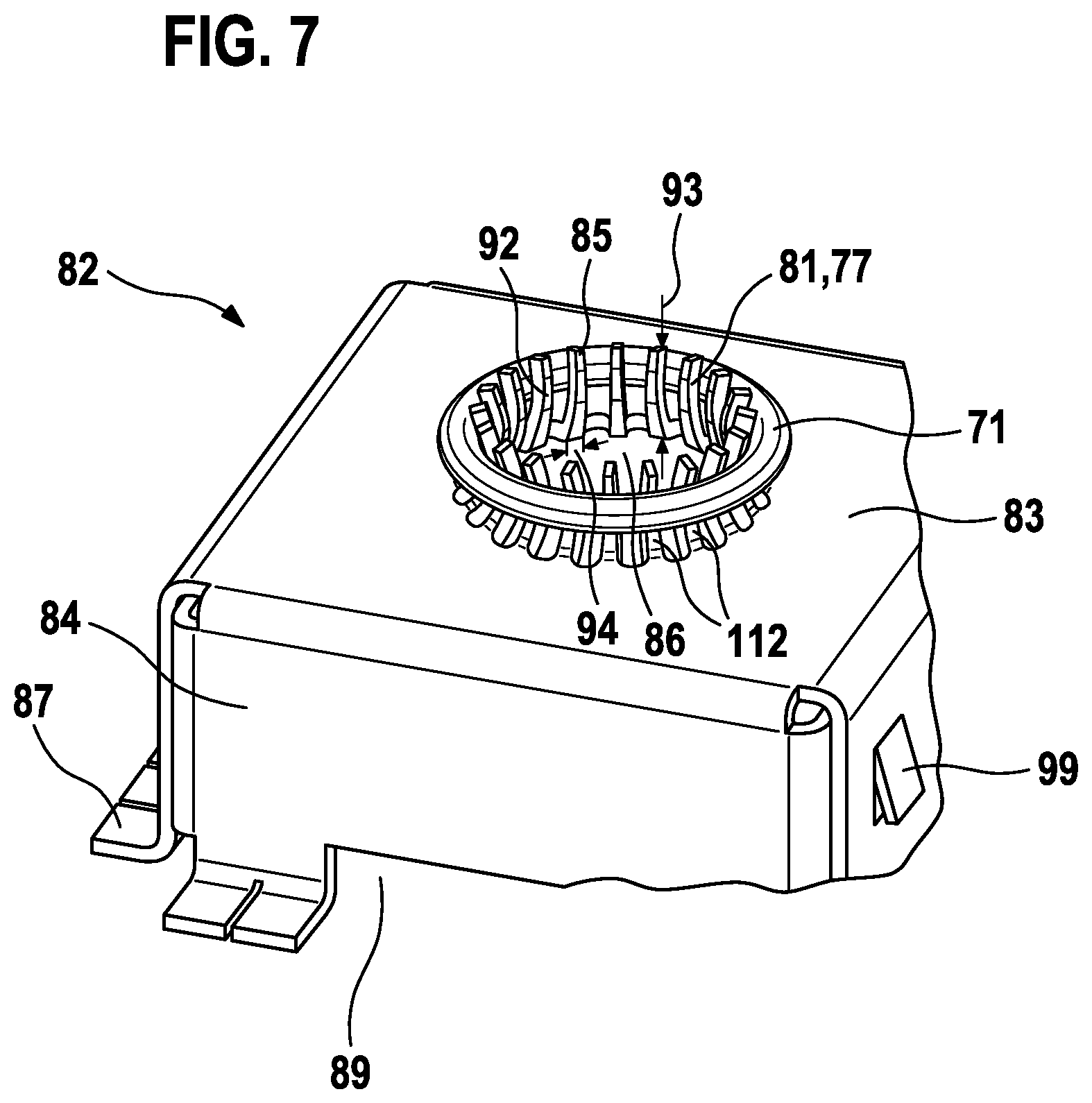 Patent US12316168 Figure 5 – Electric machine having an electric sliding contact