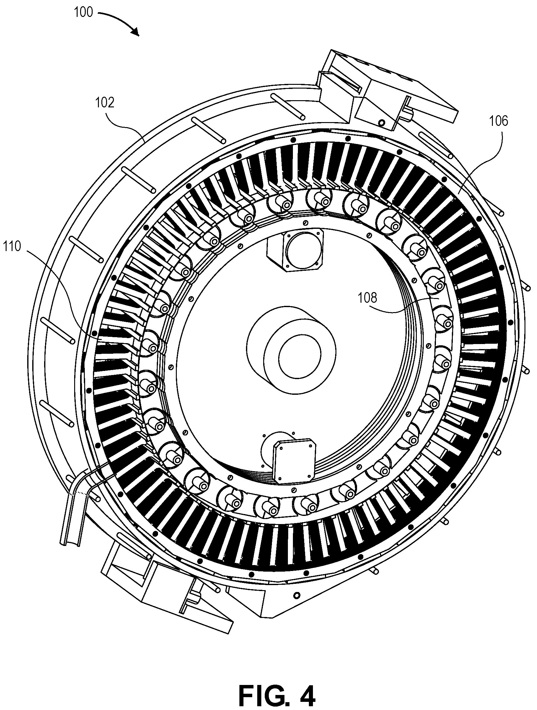 Patent US12316170 Figure 4 – Variable torque generation electric machine employing tunable halbach magnet array