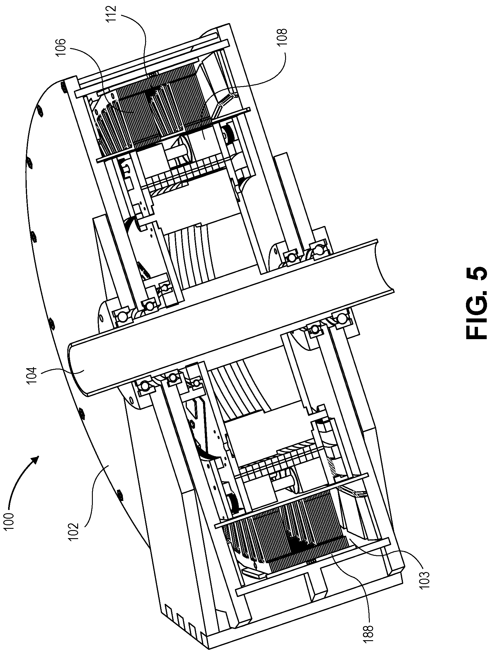 Patent US12316170 Figure 5 – Variable torque generation electric machine employing tunable halbach magnet array