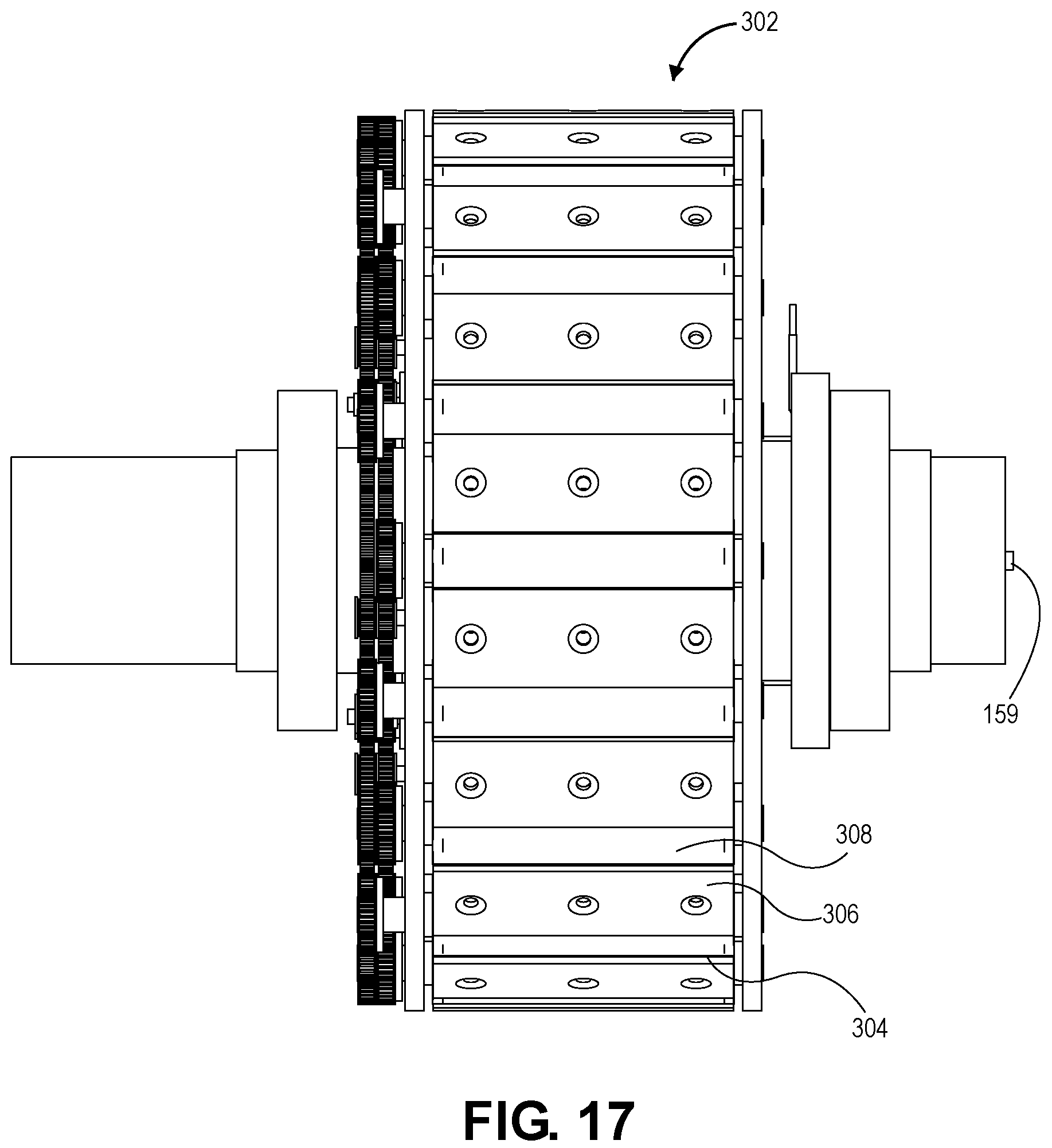 Patent US12316170 Figure 17 – Variable torque generation electric machine employing tunable halbach magnet array
