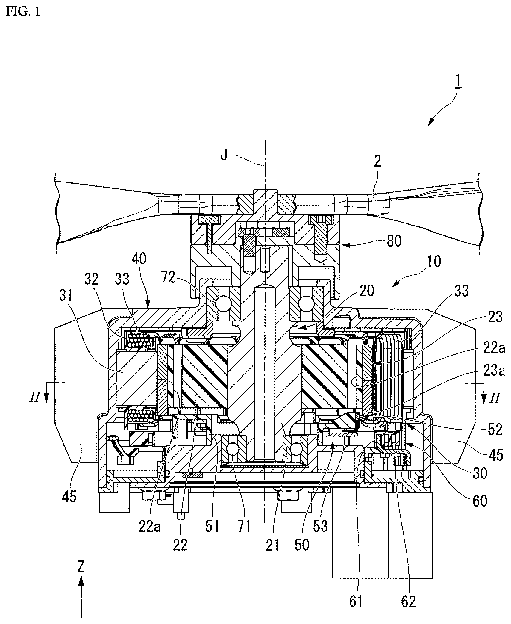 Patent US12316173 — Method of manufacturing rotor and method of manufacturing motor — Figure 1