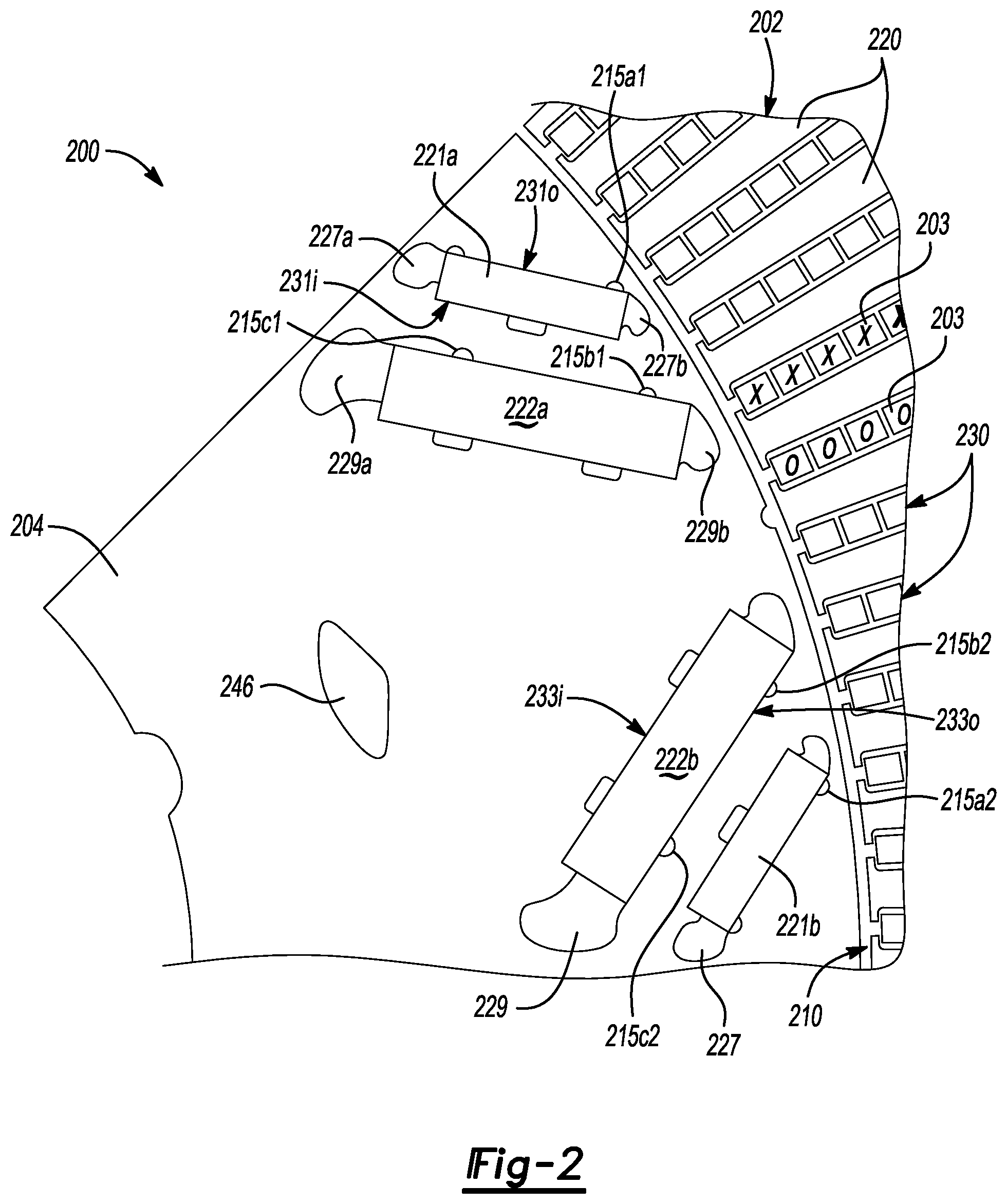 Patent US12316178 Figure 2 – Torque ripple compensation with rotor pocket notches in multi-layer synchronous machines