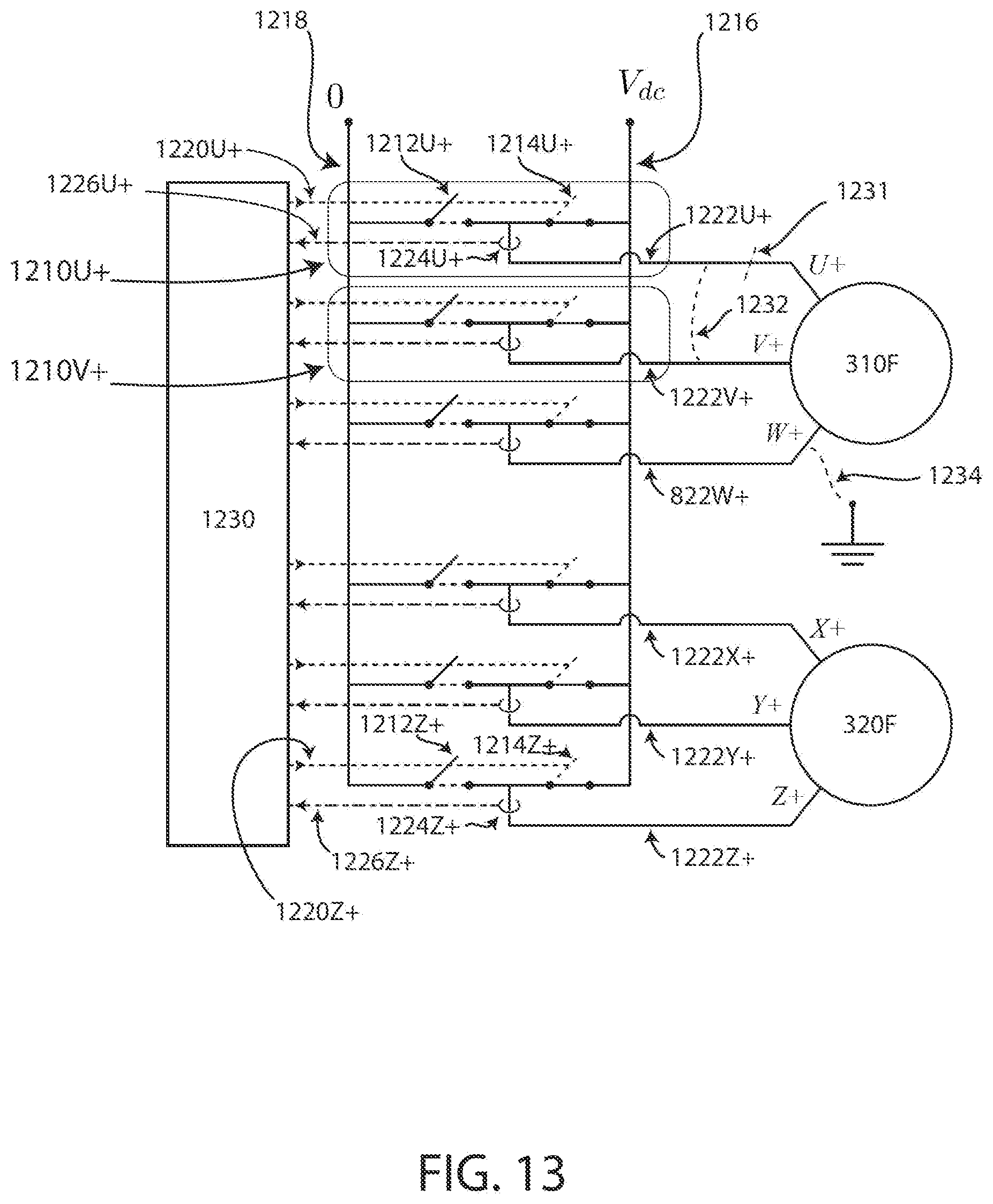 Patent US12316179 Figure 15 – Fault-tolerant axial-gap permanent-magnet electric machine