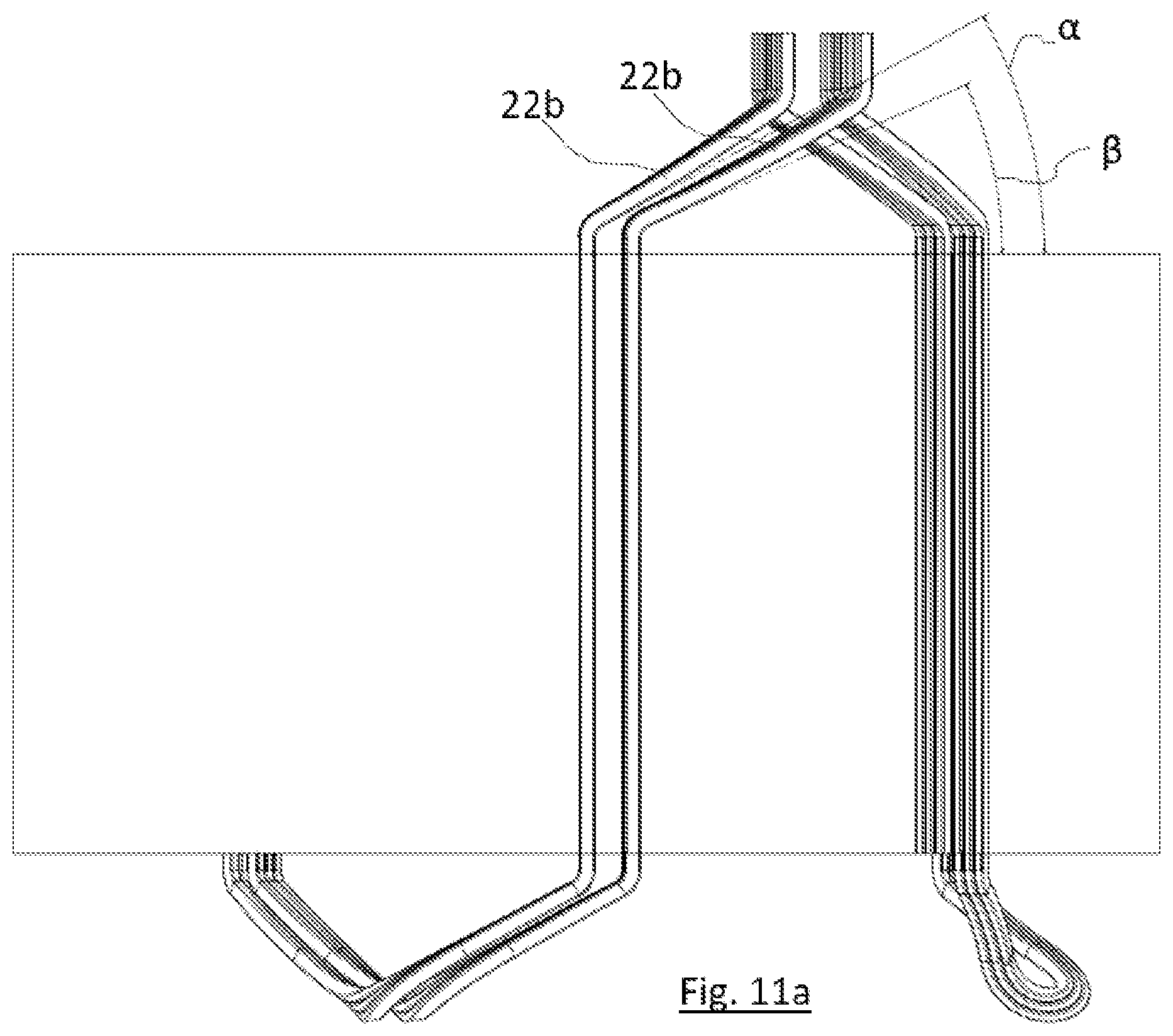Patent US12316180 Figure 11 – Rotary electric machine stator with asymmetric winding