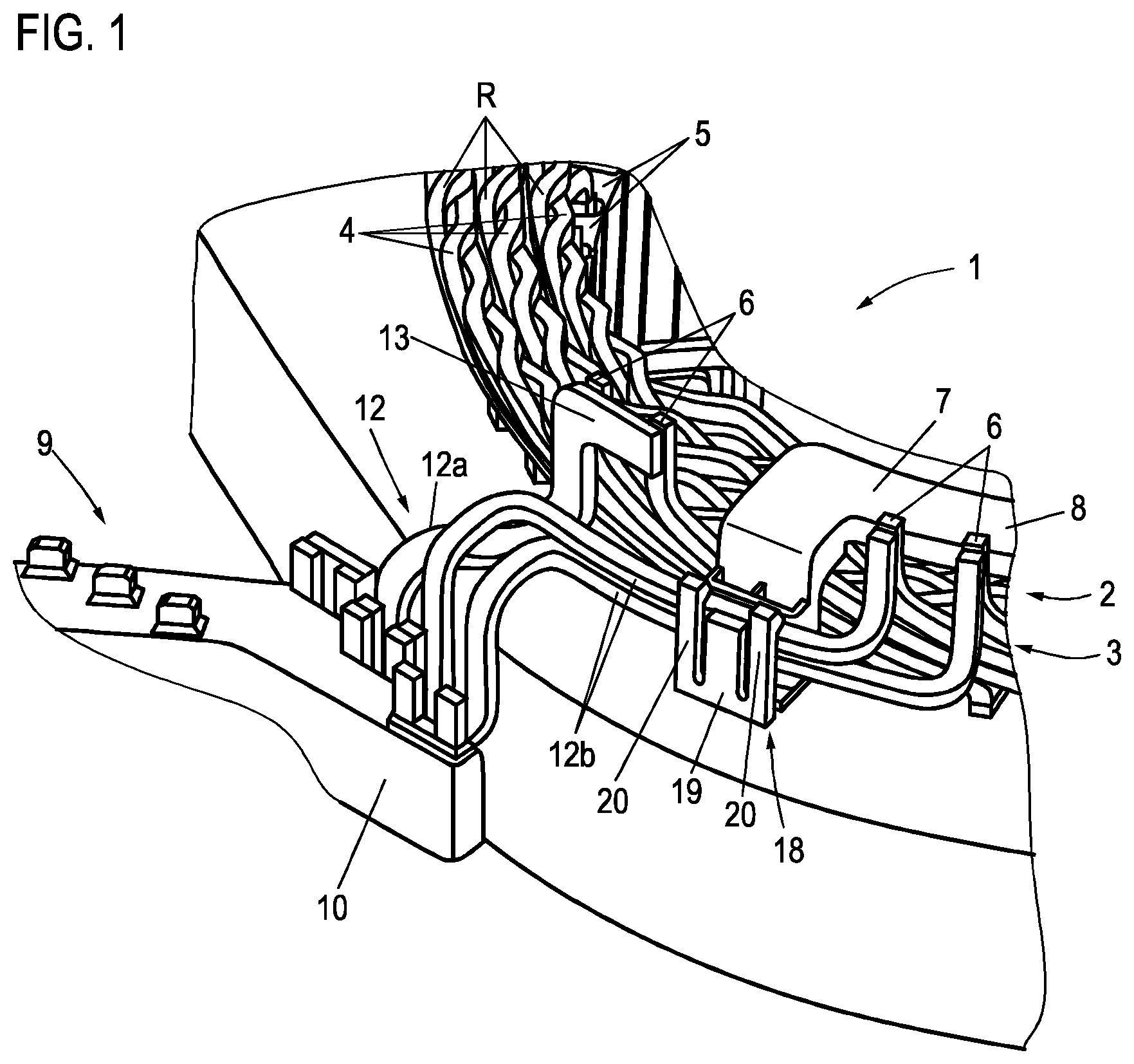 Patent US12316183 Figure 1 – Electric machine