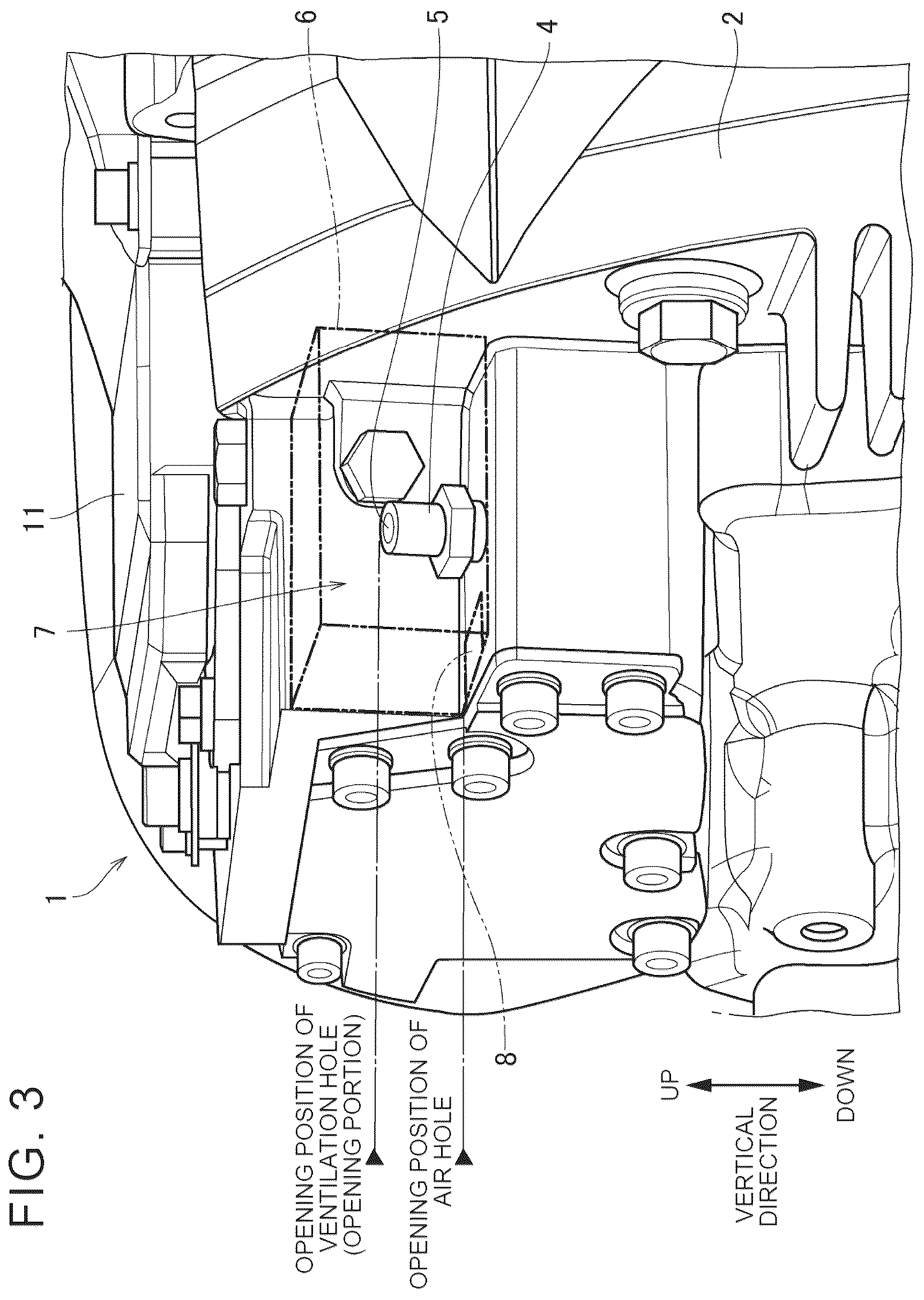 Patent US12316190 Figure 3 – Case structure of in-wheel motor