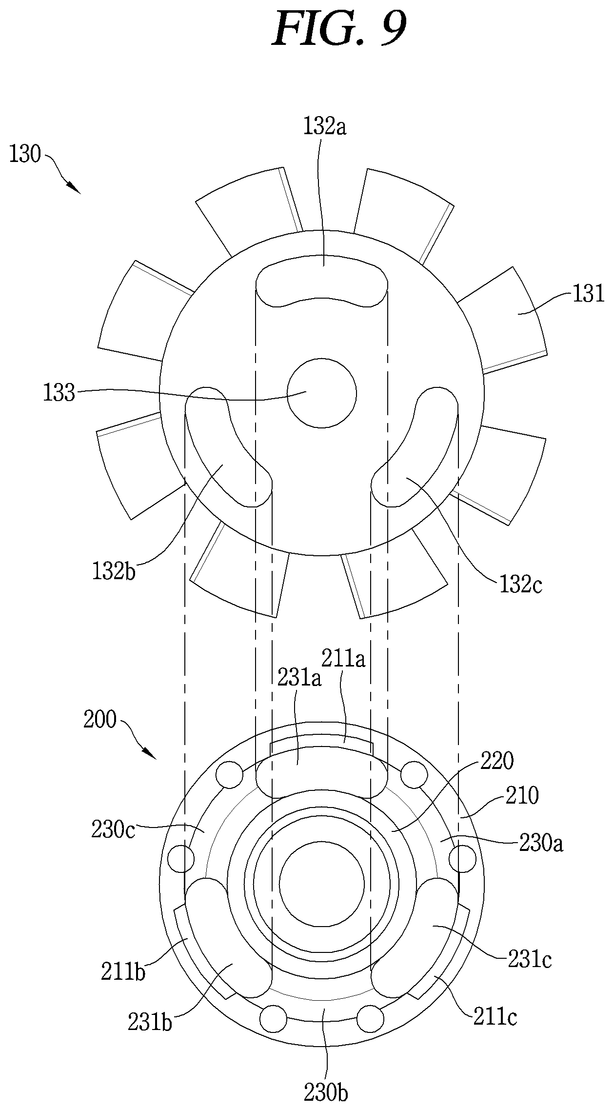 Patent US12316191 Figure 10 – Fan motor