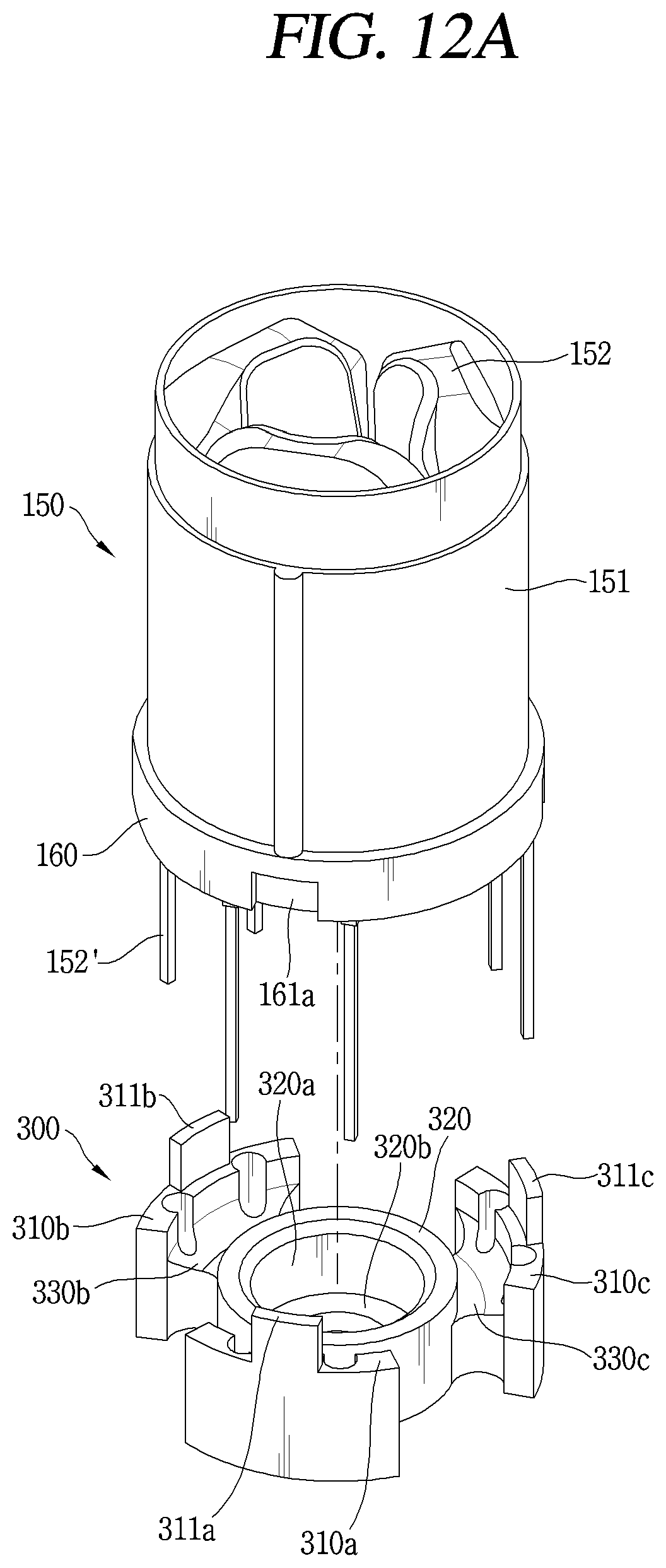 Patent US12316191 Figure 12 – Fan motor