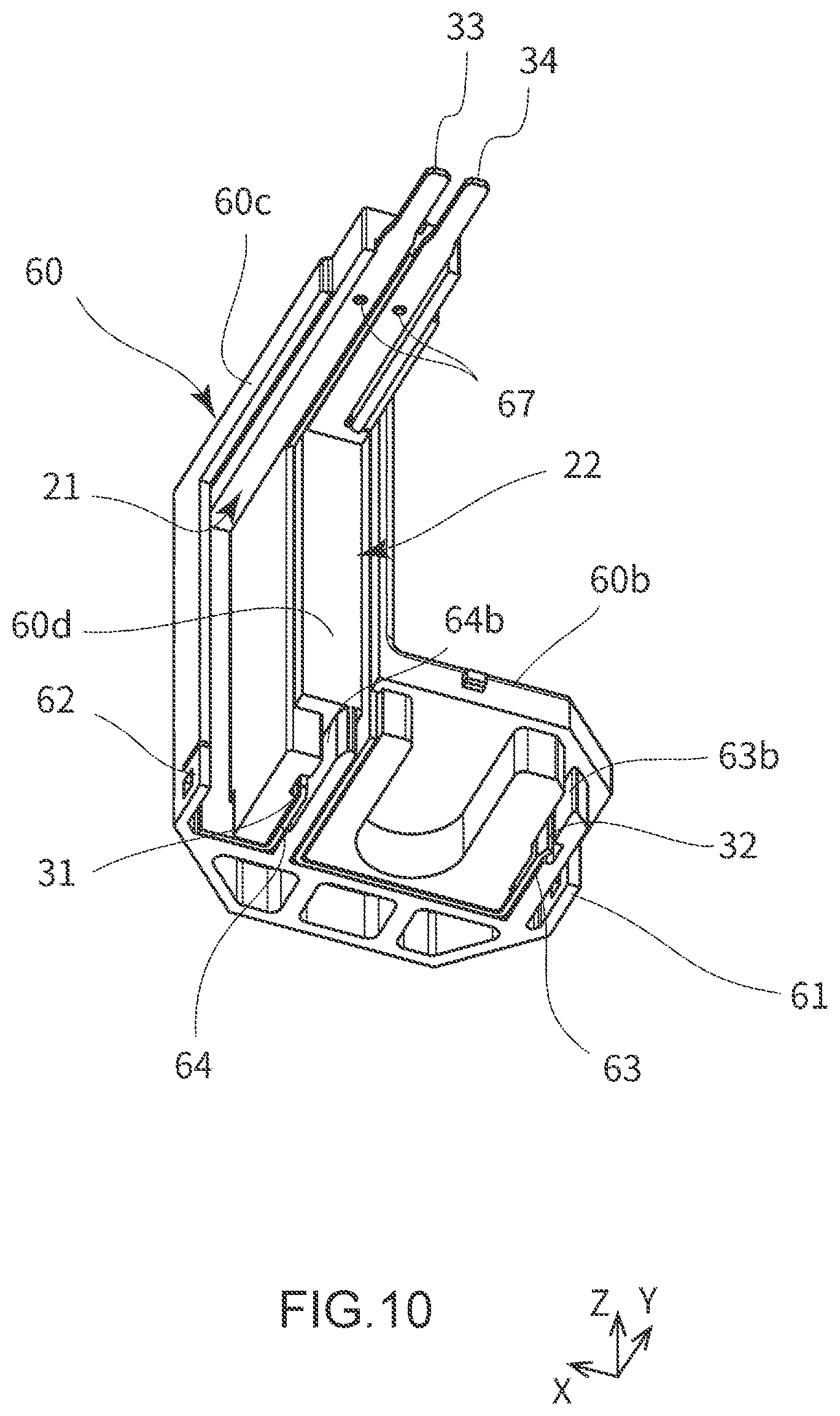 Patent US12316193 Figure 10 – Rotary apparatus, attaching structure of rotary apparatus, and connecting structure of rotary apparatus and external connector