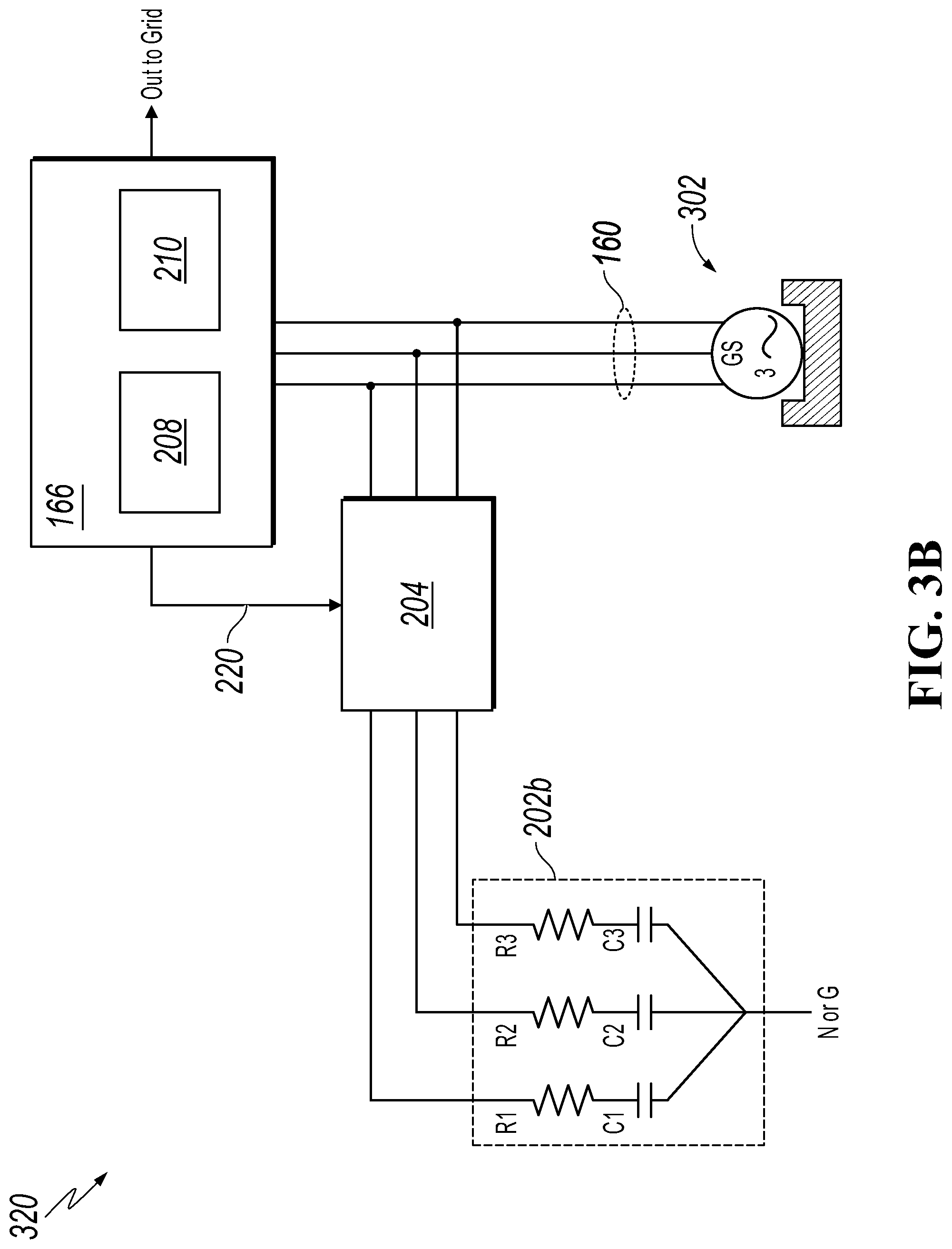 Patent US12316197 Figure 4 – Brake resistor design for controlling rotor speed during generator shutdown sequence