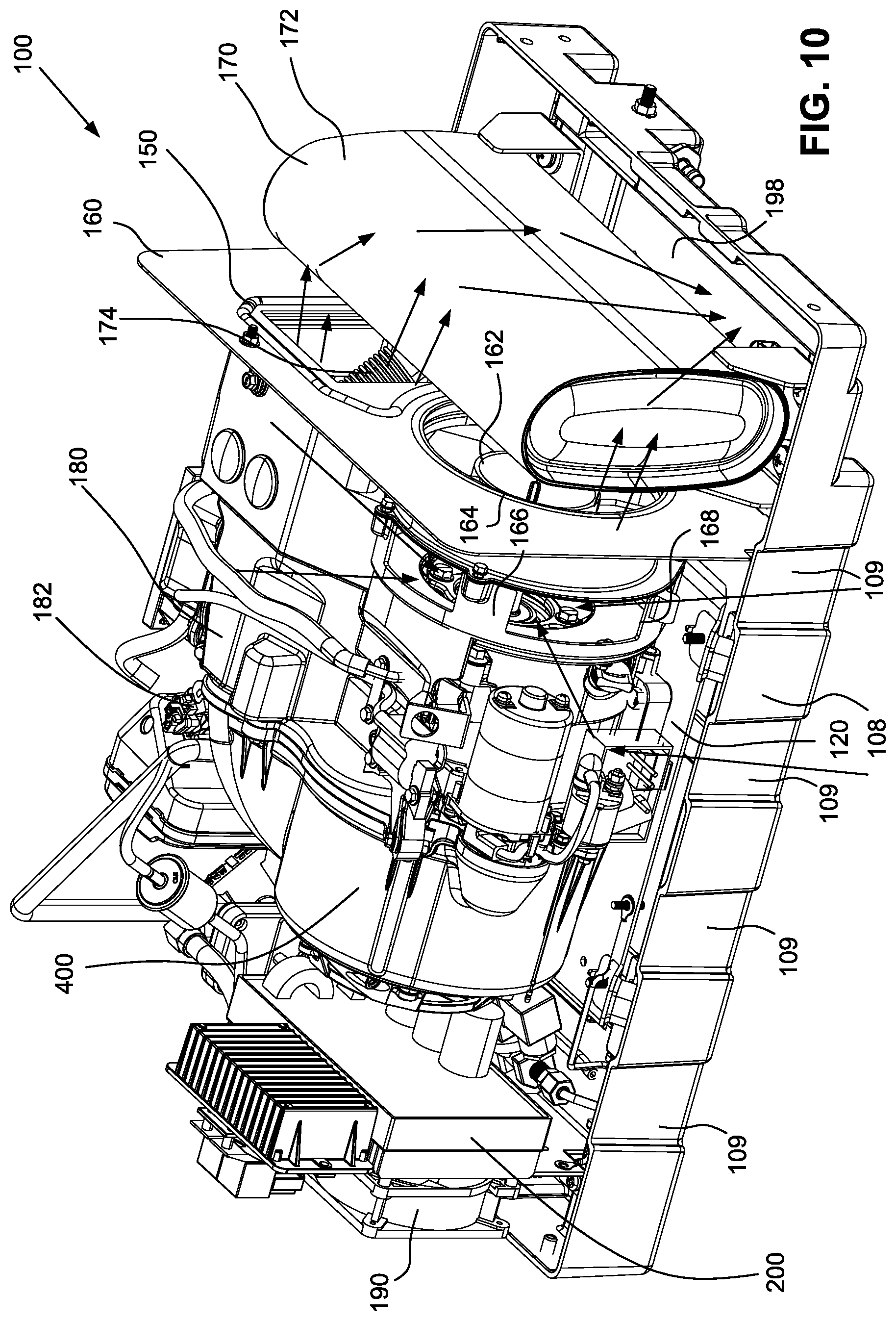 Patent US12316201 Figure 10 – Ventilation for electric generator system