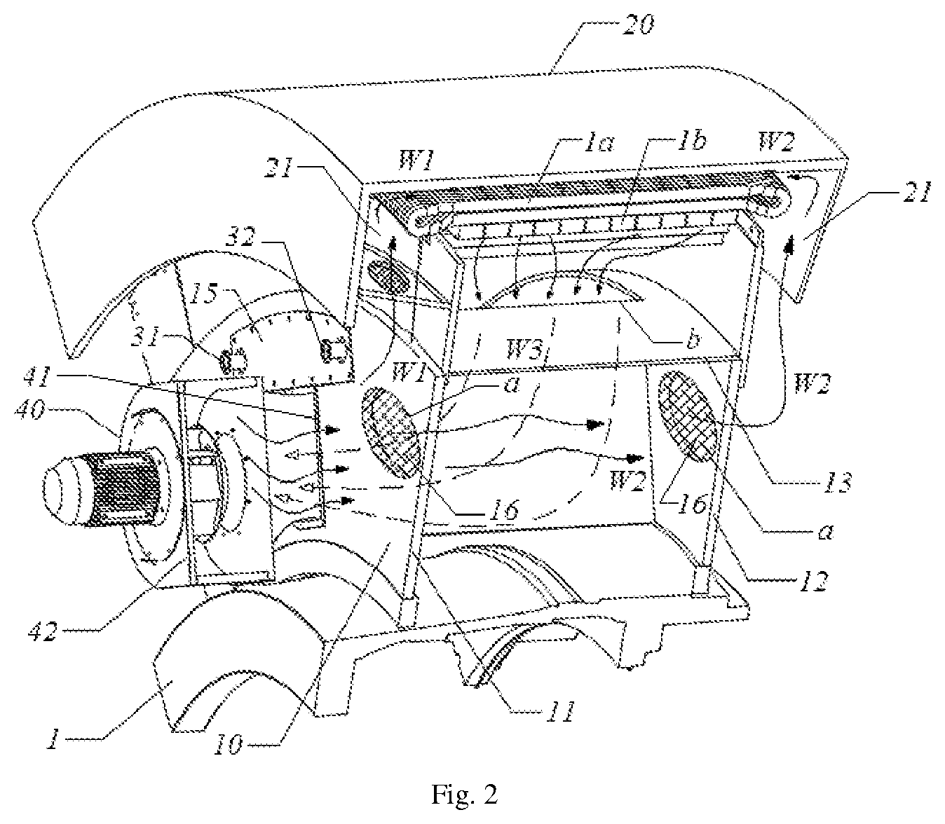 Patent US12316202 Figure 2 – Cooling system, electric motor and wind-power electric generator set