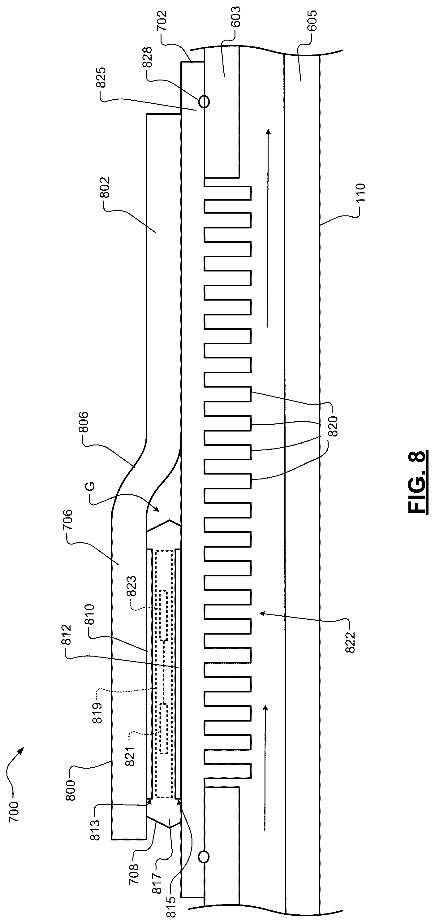 Patent US12316203 Figure 8 – Axial flux motor assemblies with integrated power electronics and double-sided cooling
