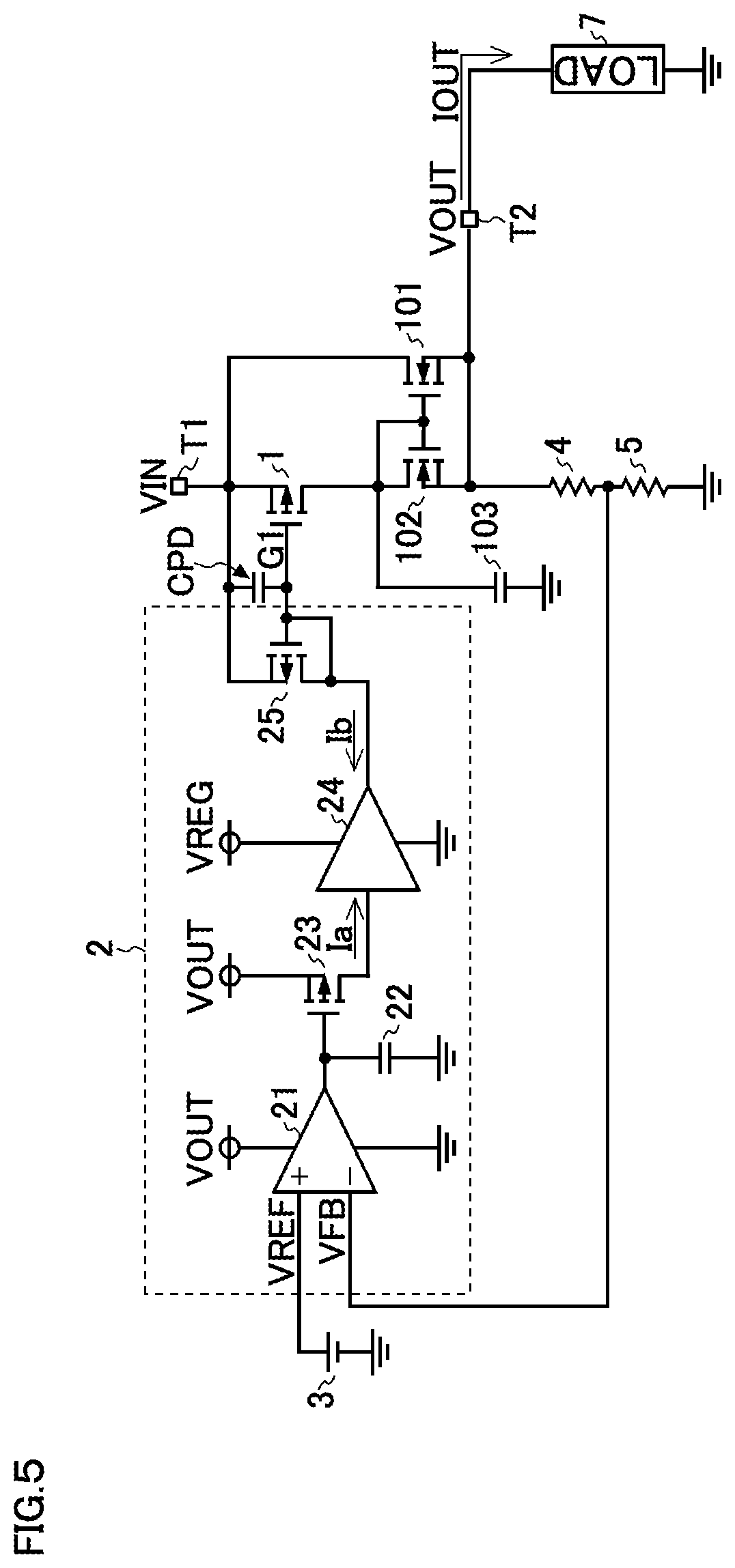 Patent US12316206 Figure 3 – Linear power supply circuit and source follower circuit