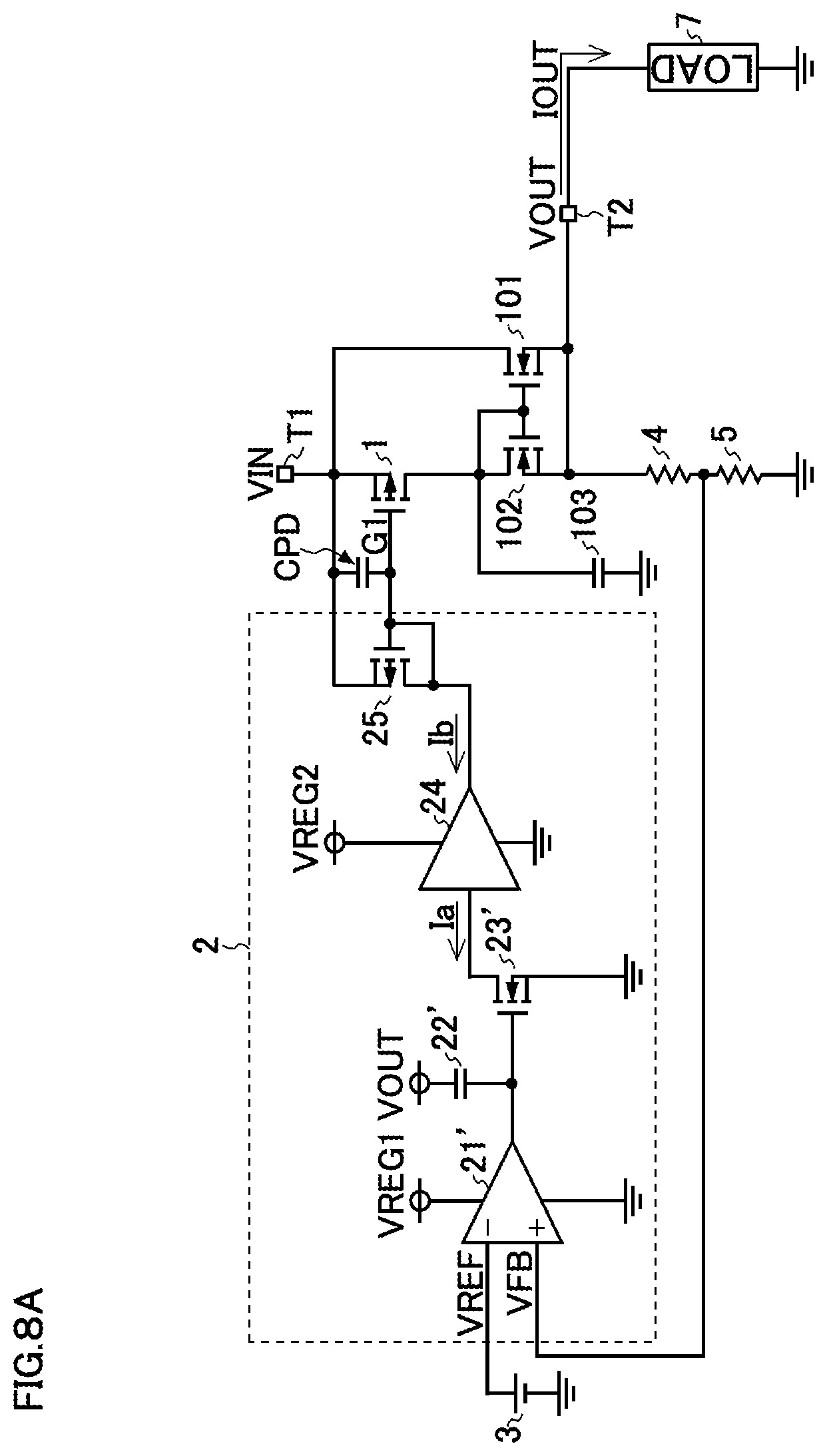 Patent US12316206 Figure 6 – Linear power supply circuit and source follower circuit