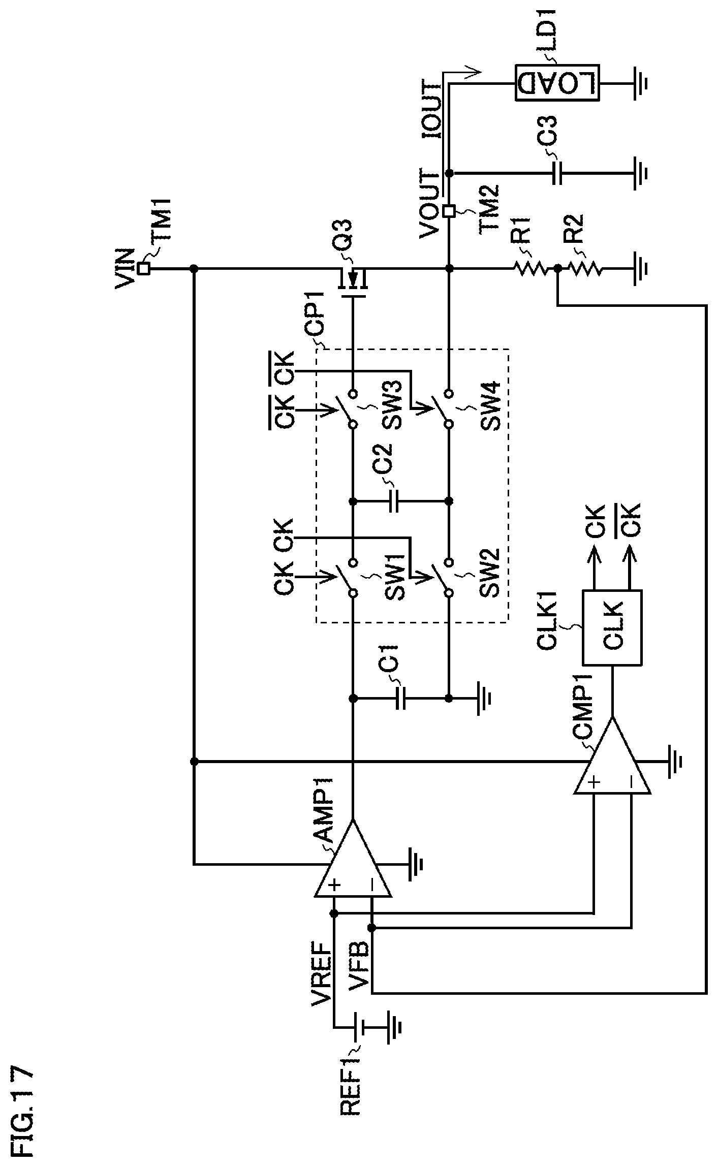Patent US12316206 Figure 17 – Linear power supply circuit and source follower circuit