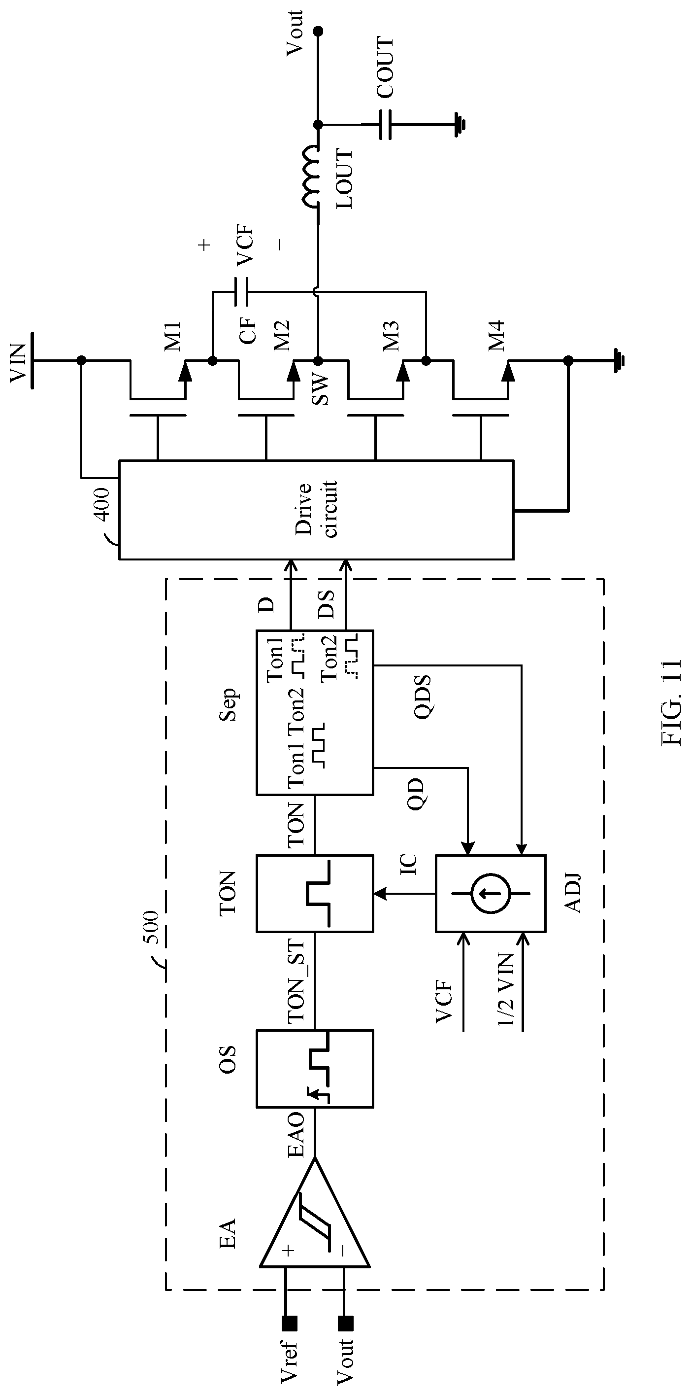 Patent US12316208 Figure 7 – Three-level direct current converter, power supply system, and chip