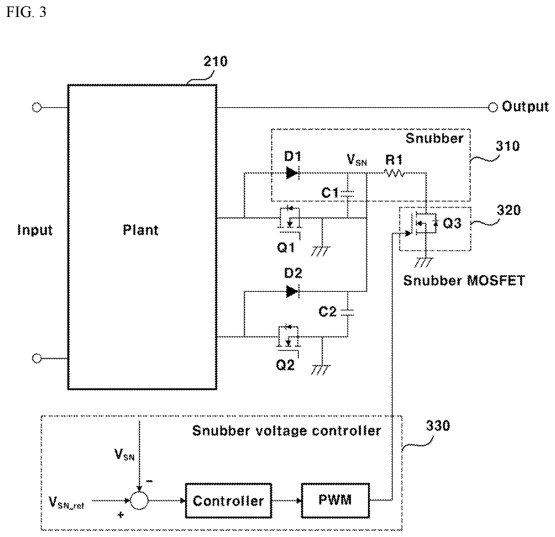 Patent US12316213 Figure 2 – Snubber circuit