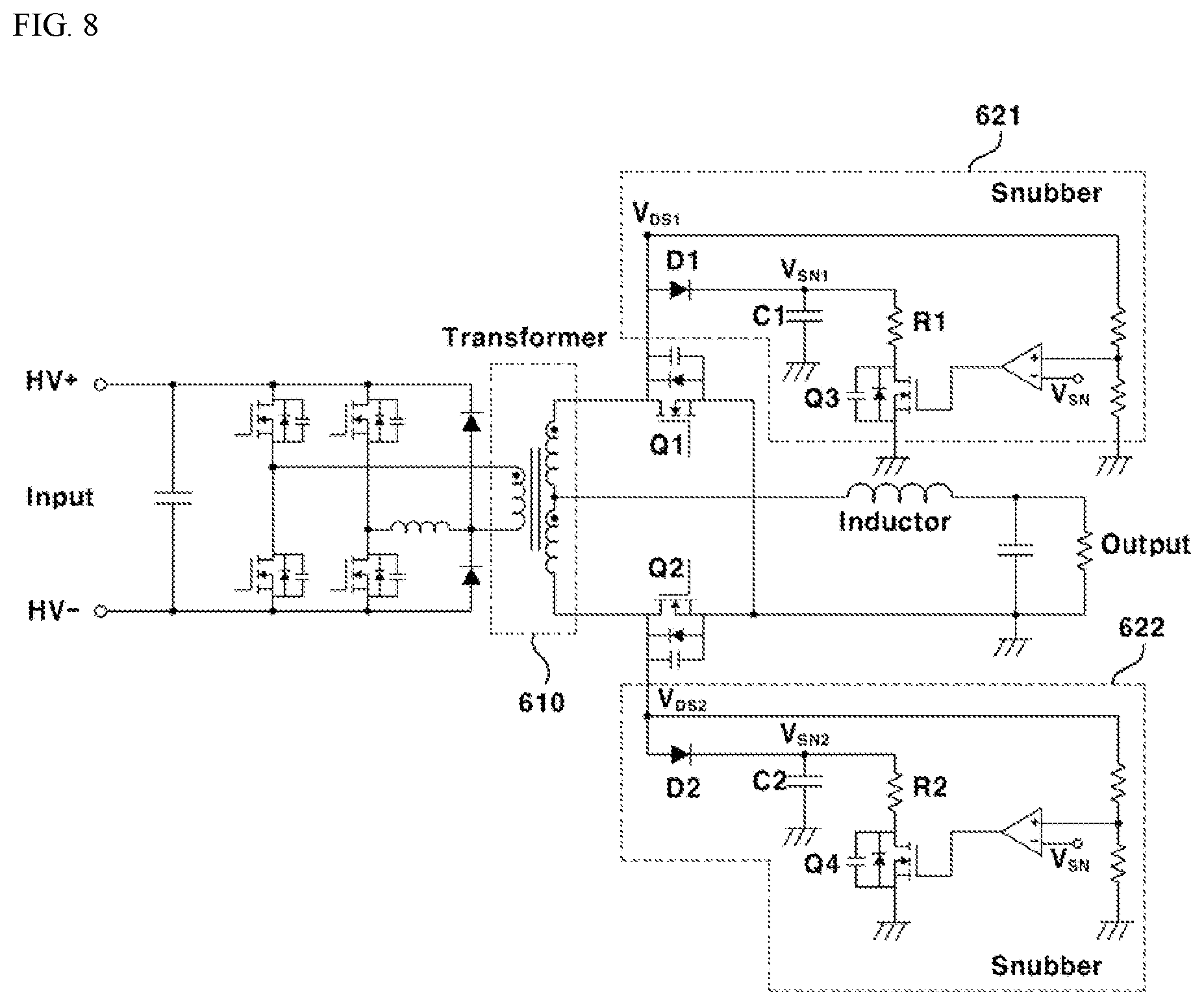 Patent US12316213 Figure 5 – Snubber circuit
