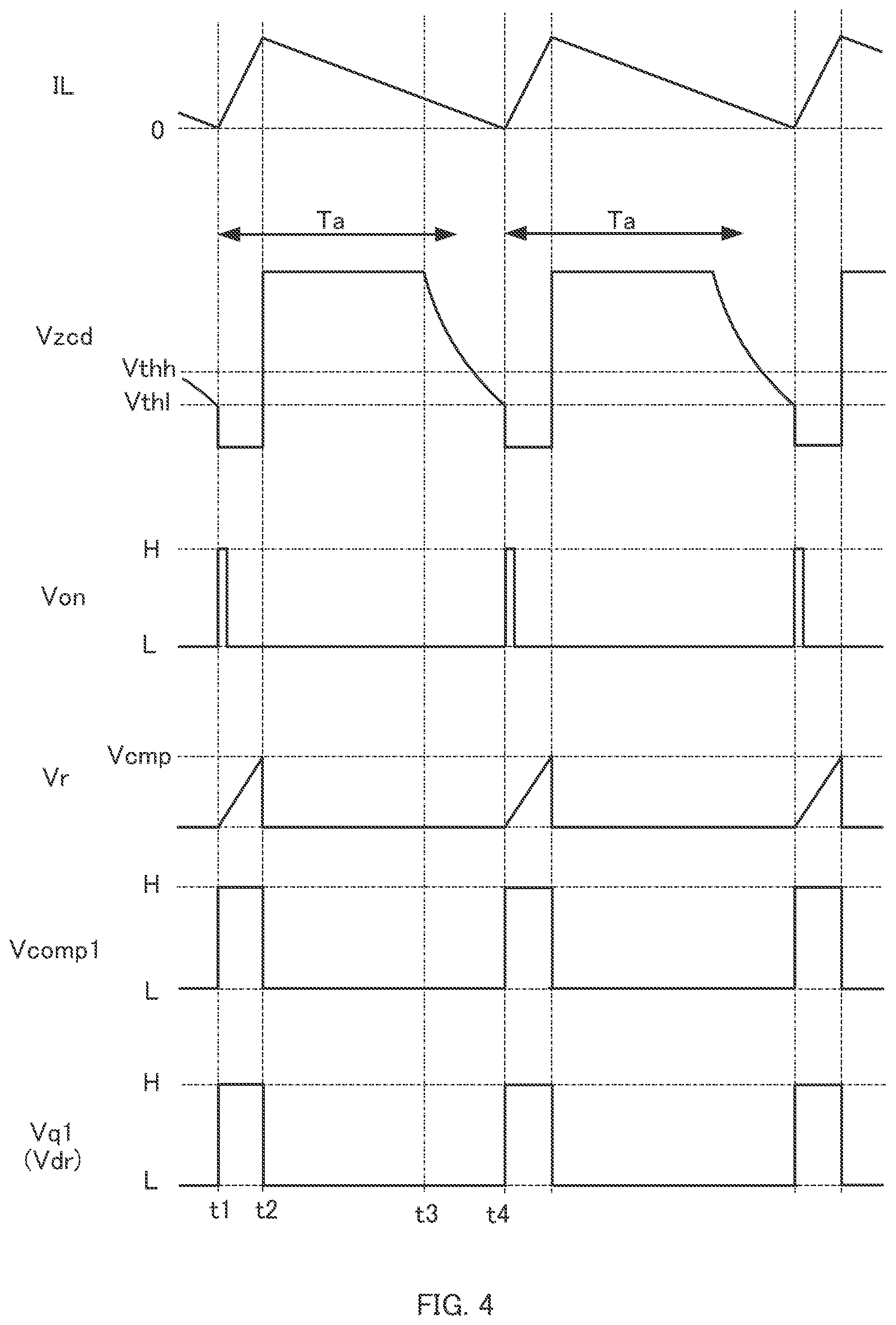 Patent US12316215 Figure 4 – Integrated circuit having amplitude-based switching control and power supply circuit containing the same
