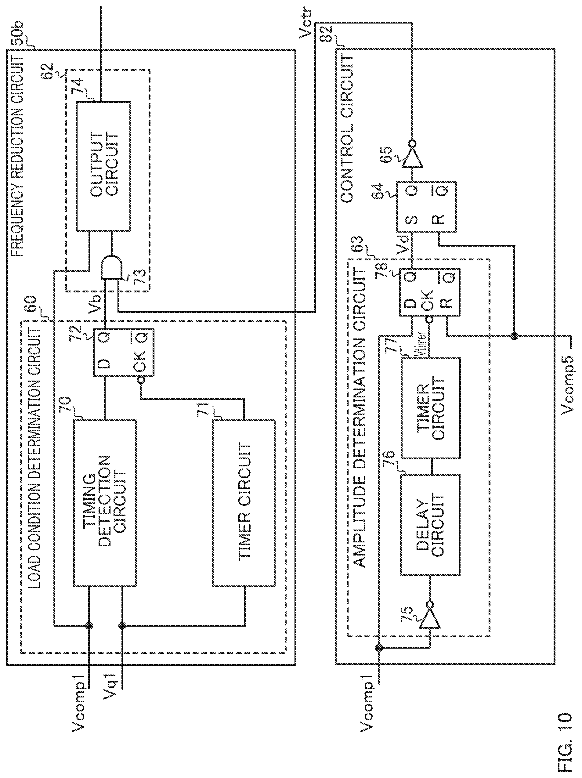 Patent US12316215 Figure 10 – Integrated circuit having amplitude-based switching control and power supply circuit containing the same