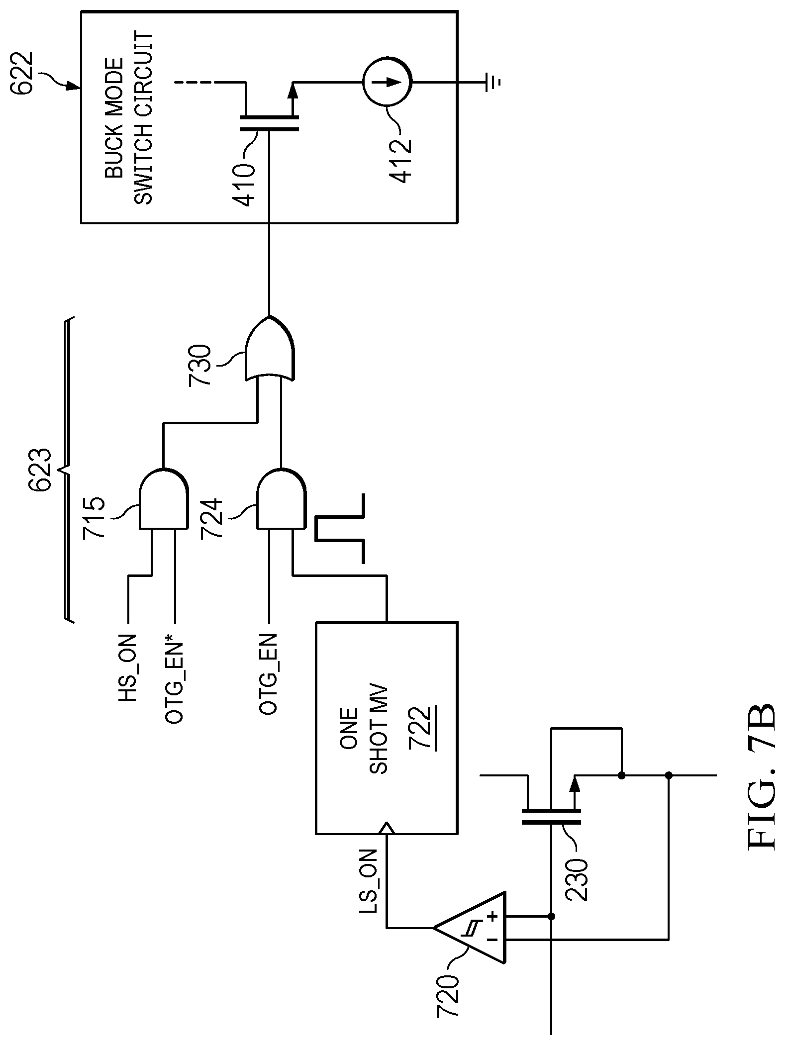 Patent US12316225 Figure 8 – Blocking and startup transistor control in voltage converters