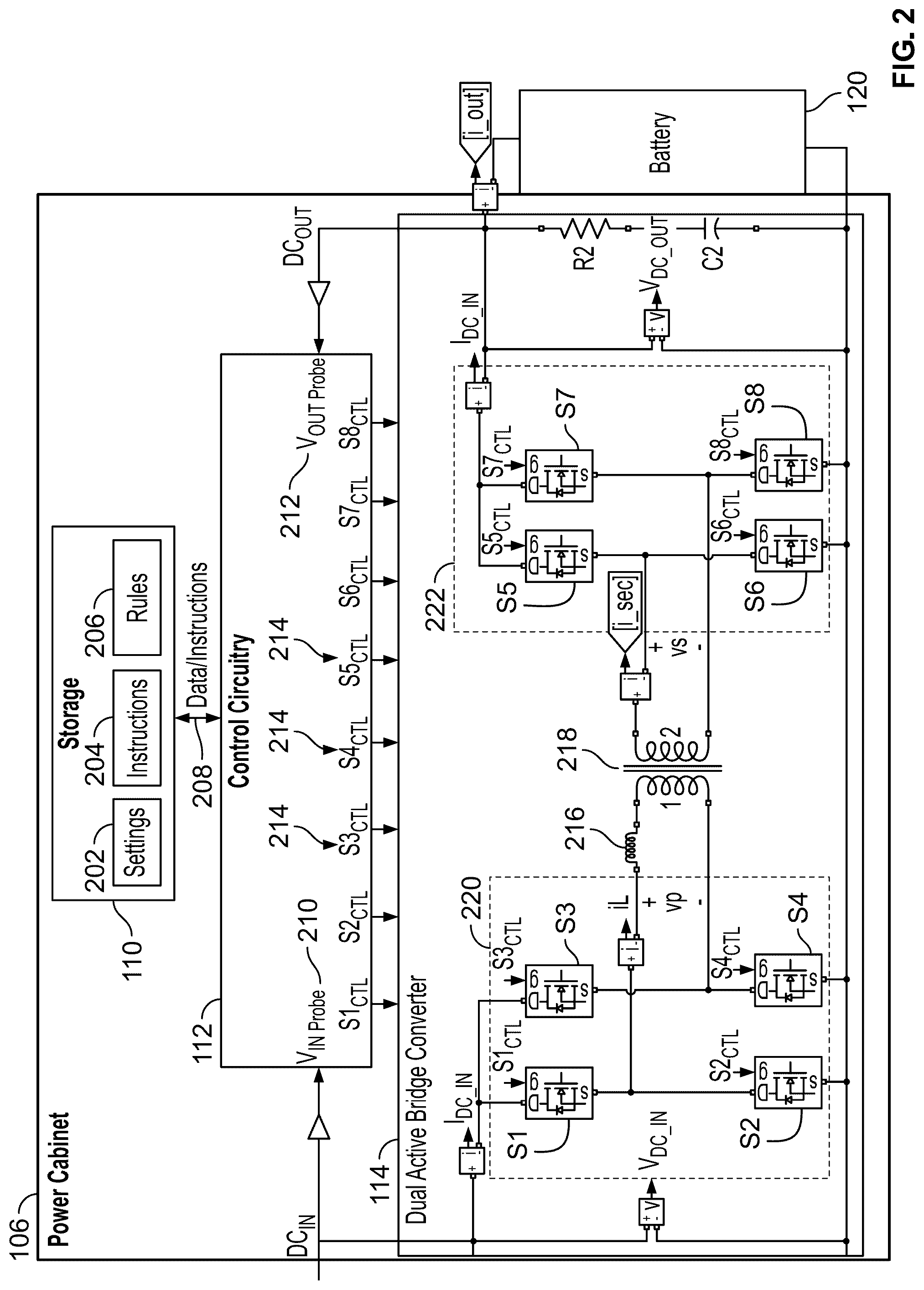 Patent US12316233 Figure 2 – Modulation to extend zero-voltage switching margin for dual-active bridge converter