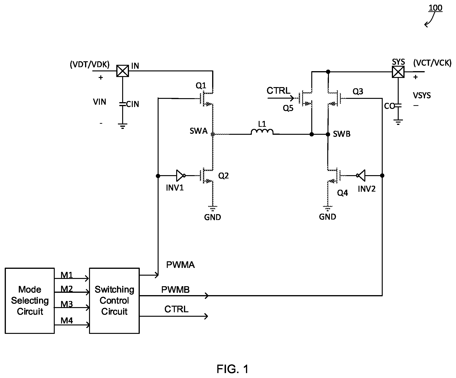 Patent US12316234 Figure 1 – Bi-directional voltage converter for high power applications