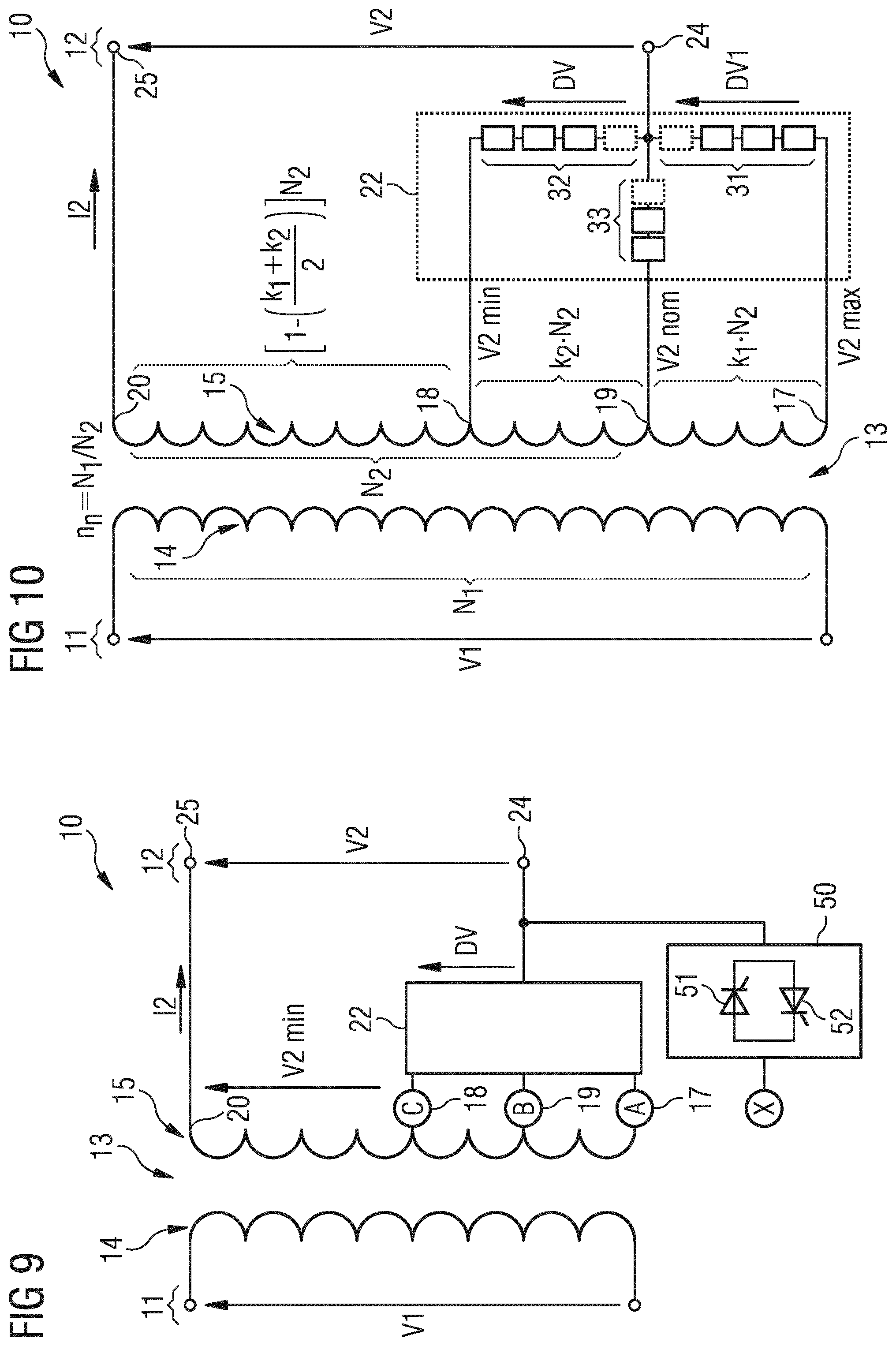 Patent US12316235 Figure 10 – Transformer arrangement and method for voltage conversion including a transformer and a converter coupling