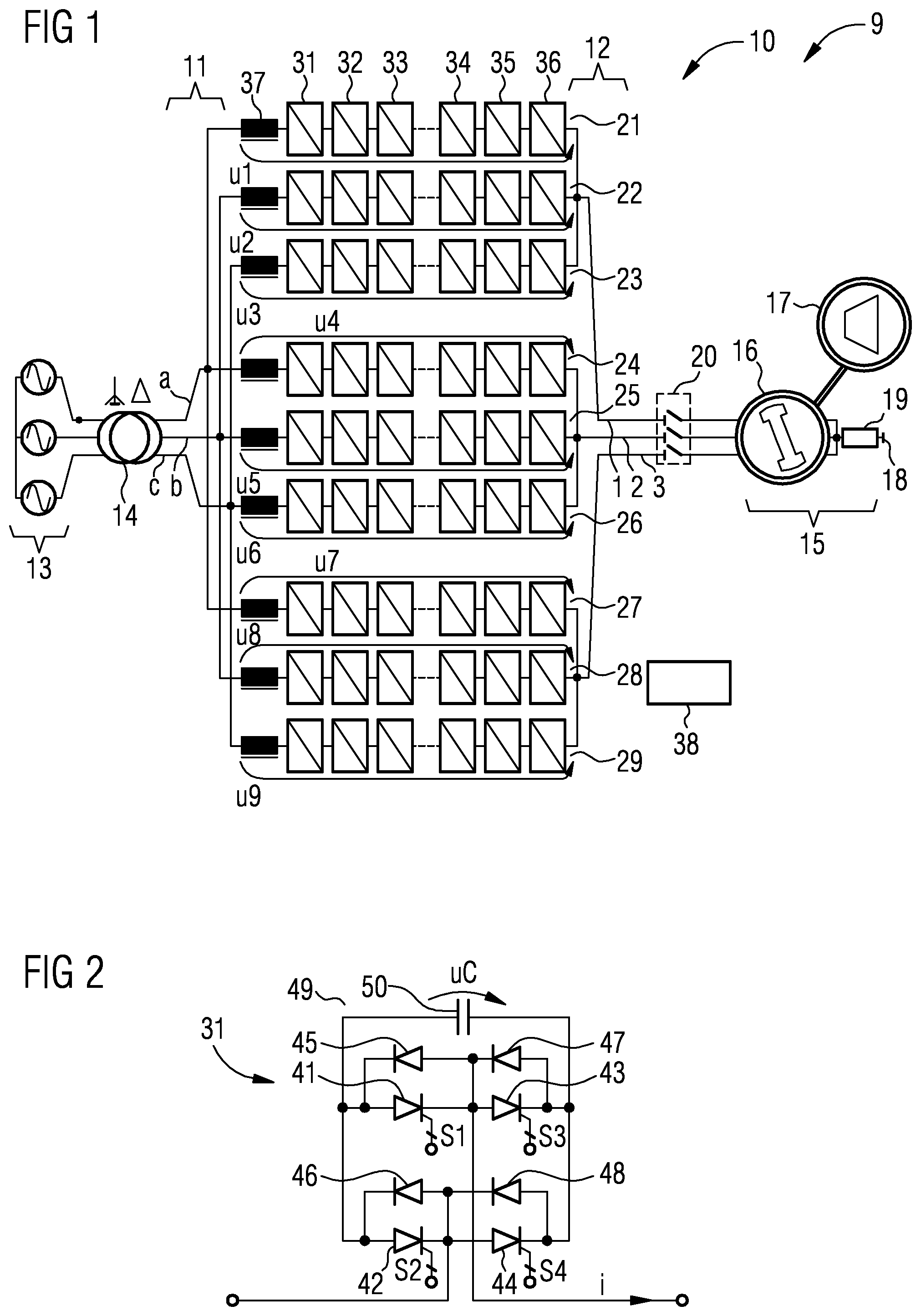 Patent US12316236 Figure 1 – Method for operating a converter, converter and computer program product