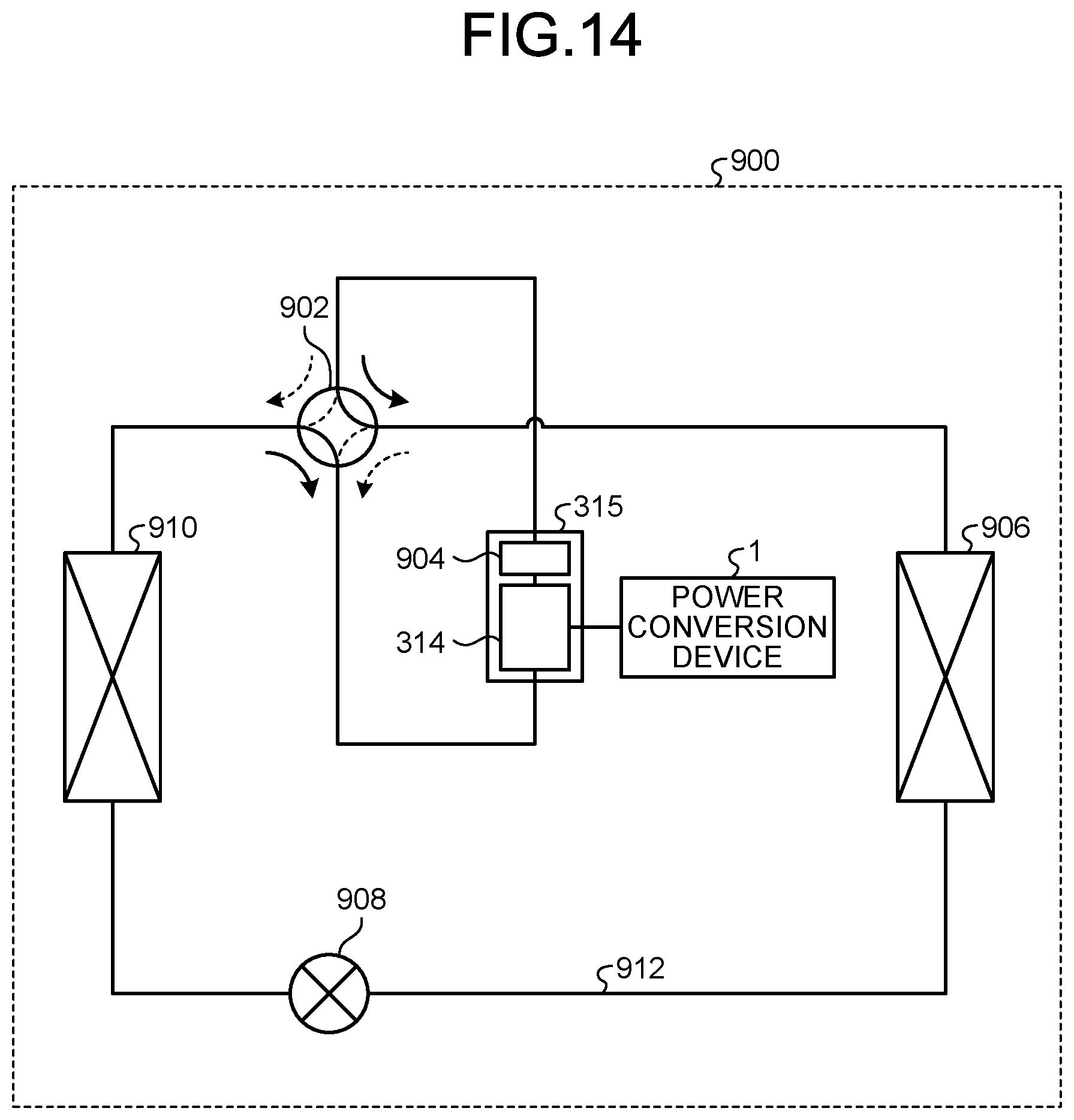 Patent US12316237 Figure 13 – Power conversion device, motor drive unit, and refrigeration cycle apparatus