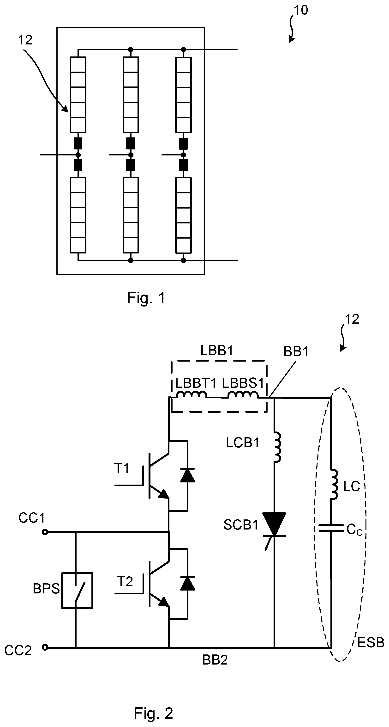 Patent US12316239 Figure 1 – Cell comprising a power link with a variable inductance