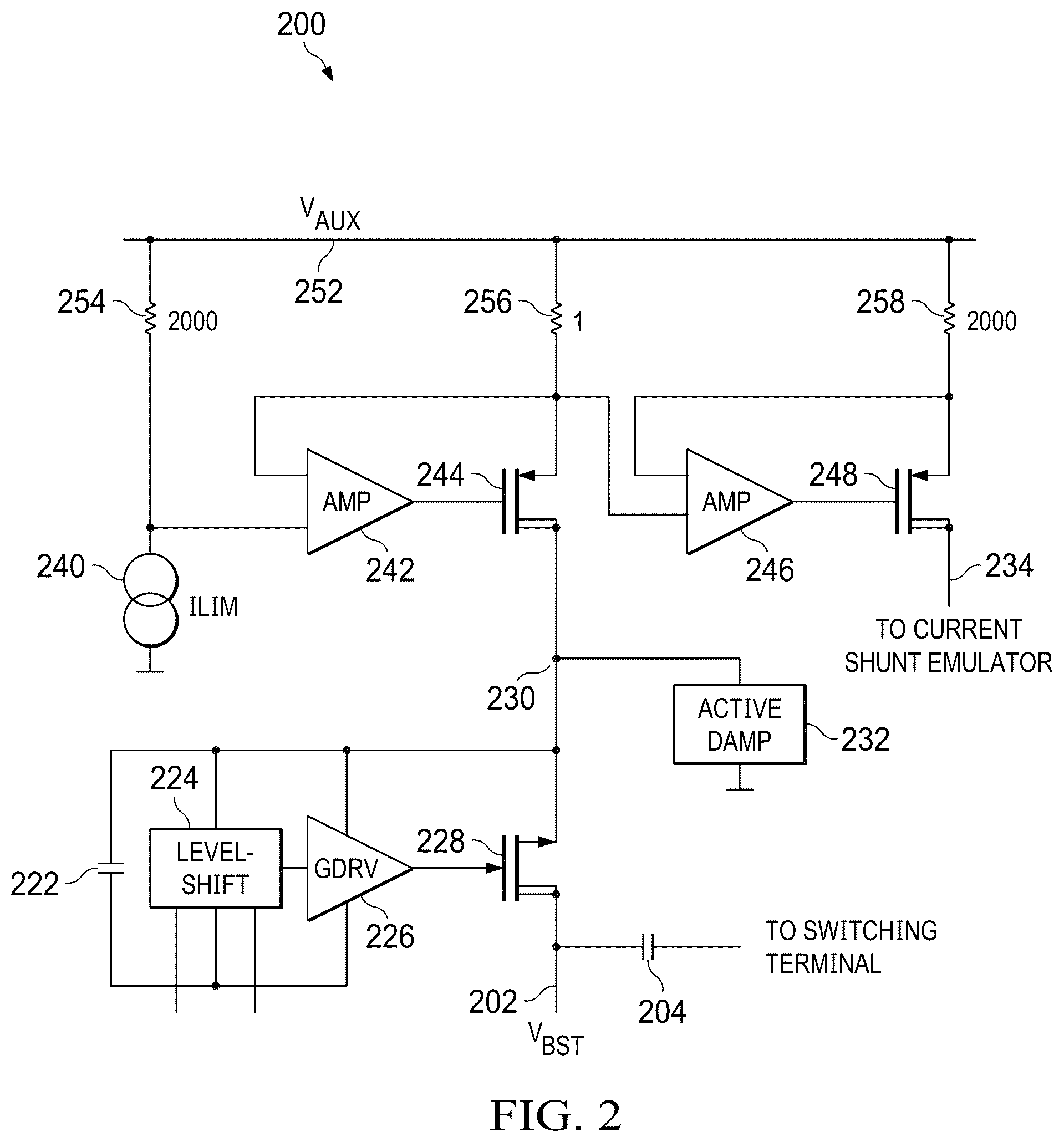 Patent US12316241 Figure 2 – Synchronous bootstrap half bridge rectifier