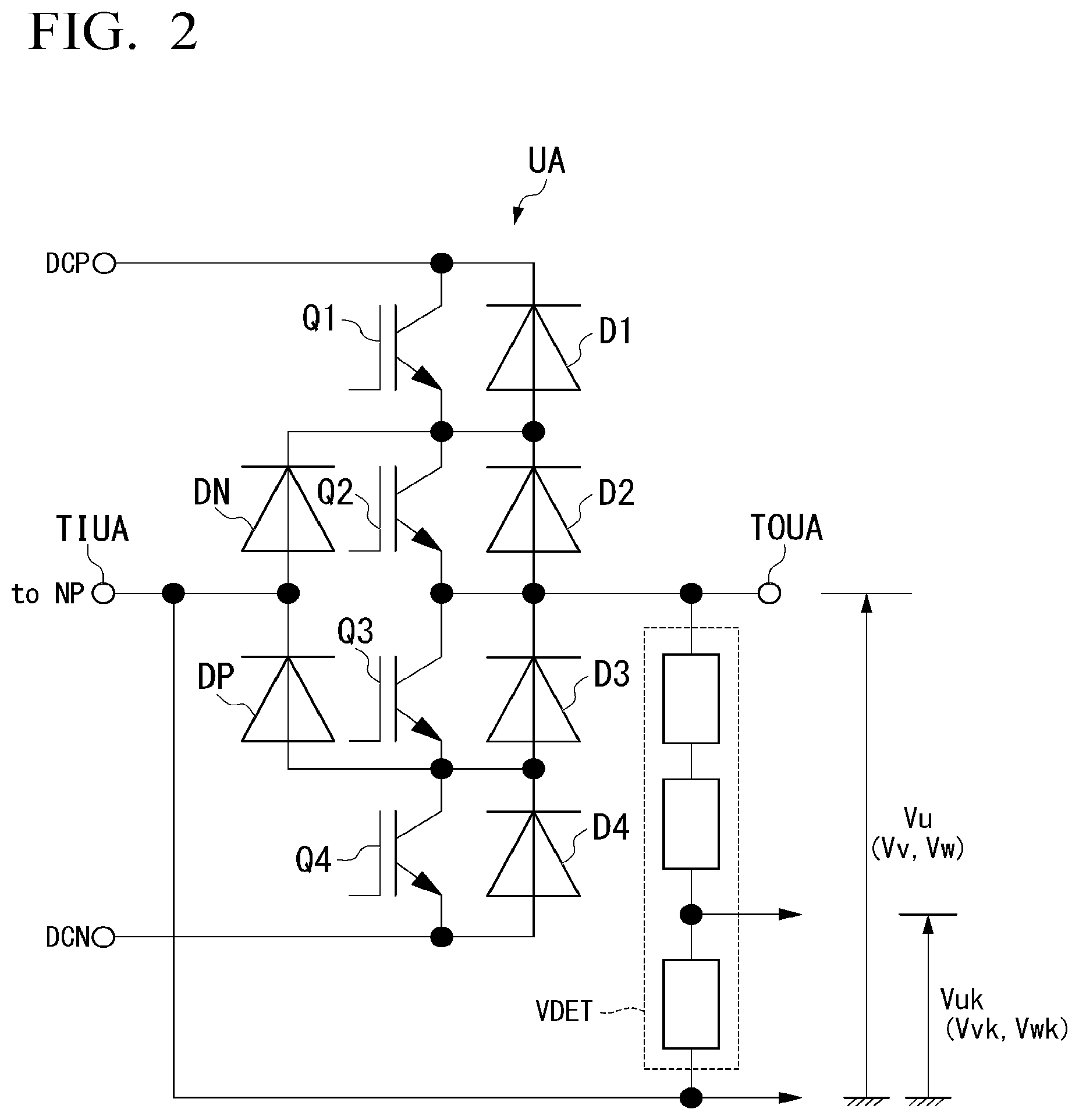 Patent US12316243 Figure 2 – Power converter and failure analysis method