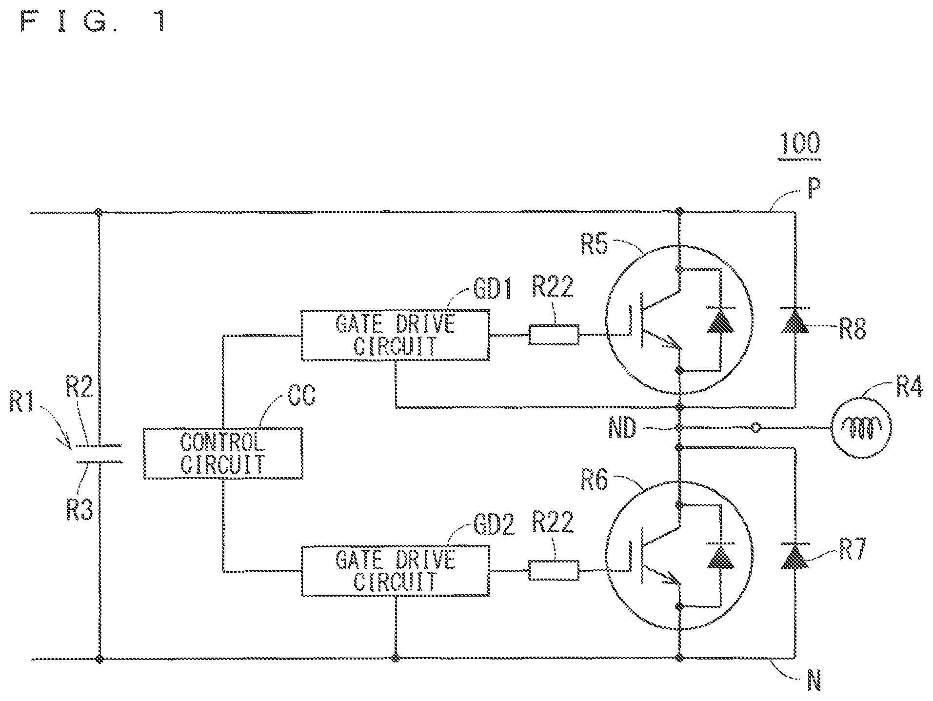 Patent US12316245 Figure 1 – Semiconductor device