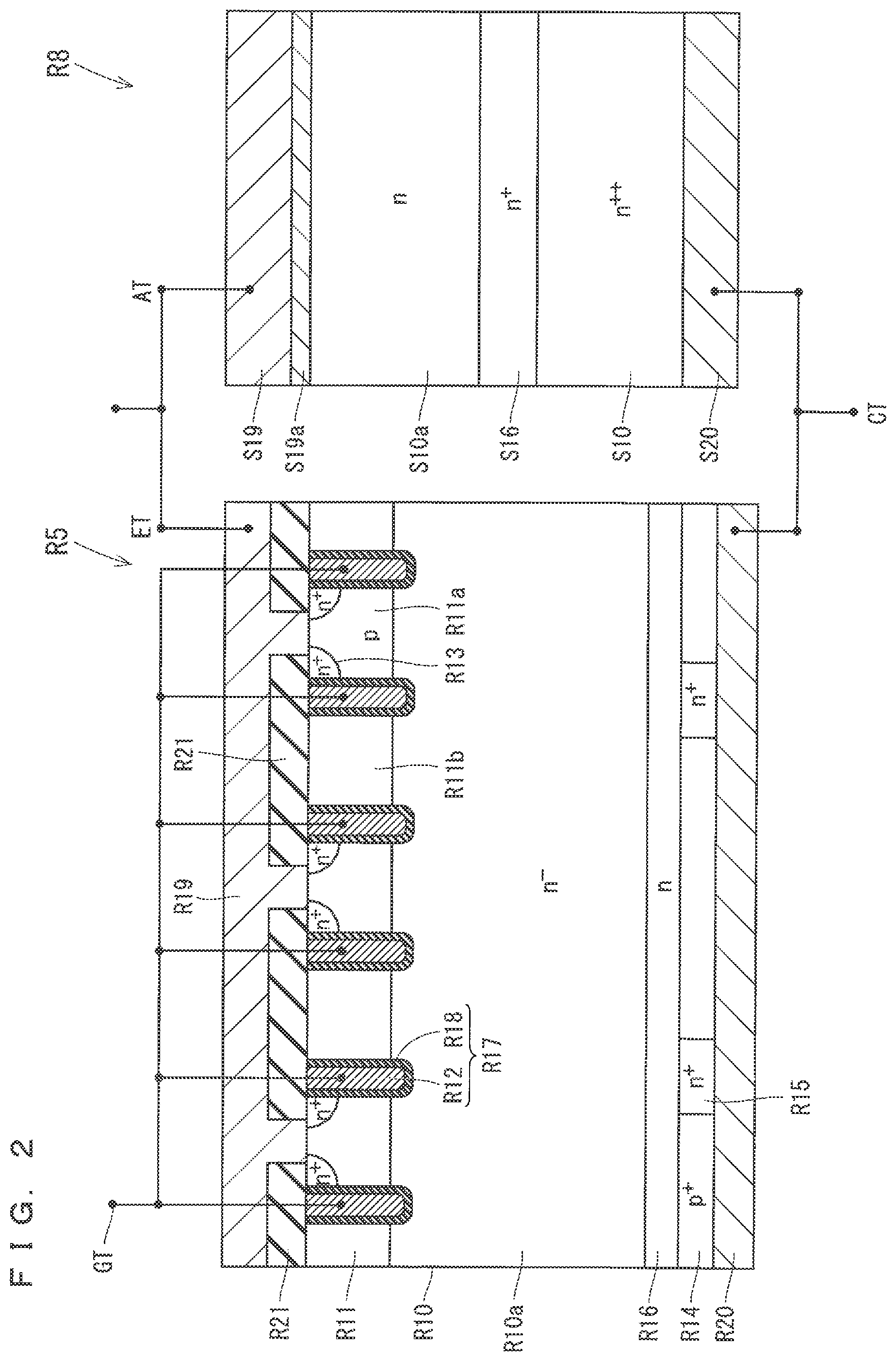 Patent US12316245 Figure 2 – Semiconductor device