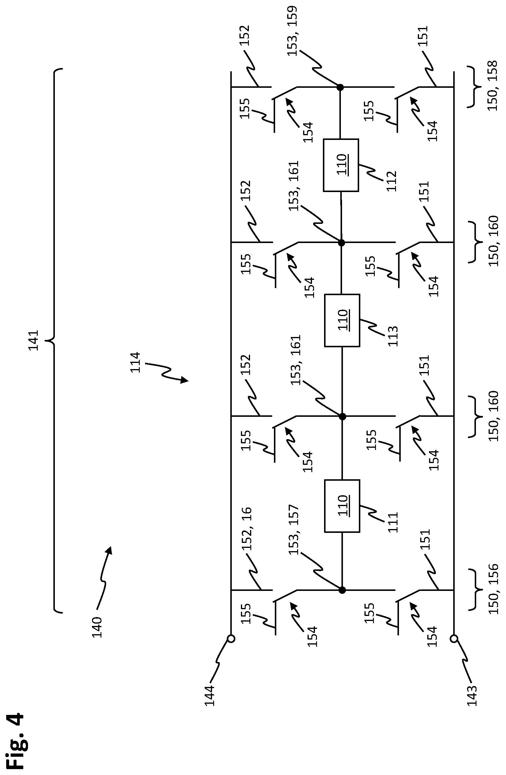 Patent US12316254 Figure 4 – Stator module for a linear transport system